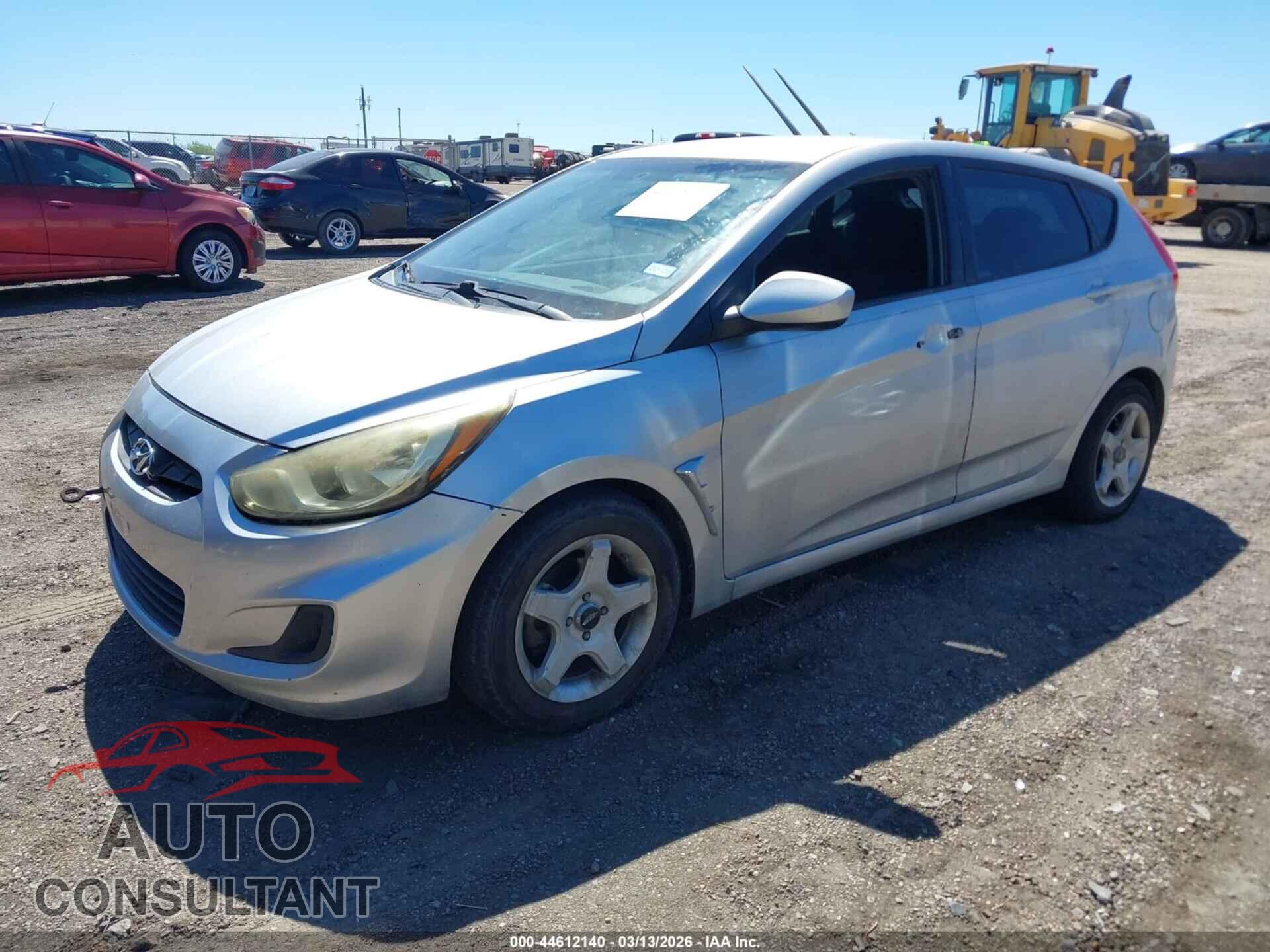 HYUNDAI ACCENT 2012 - KMHCT5AE6CU011900
