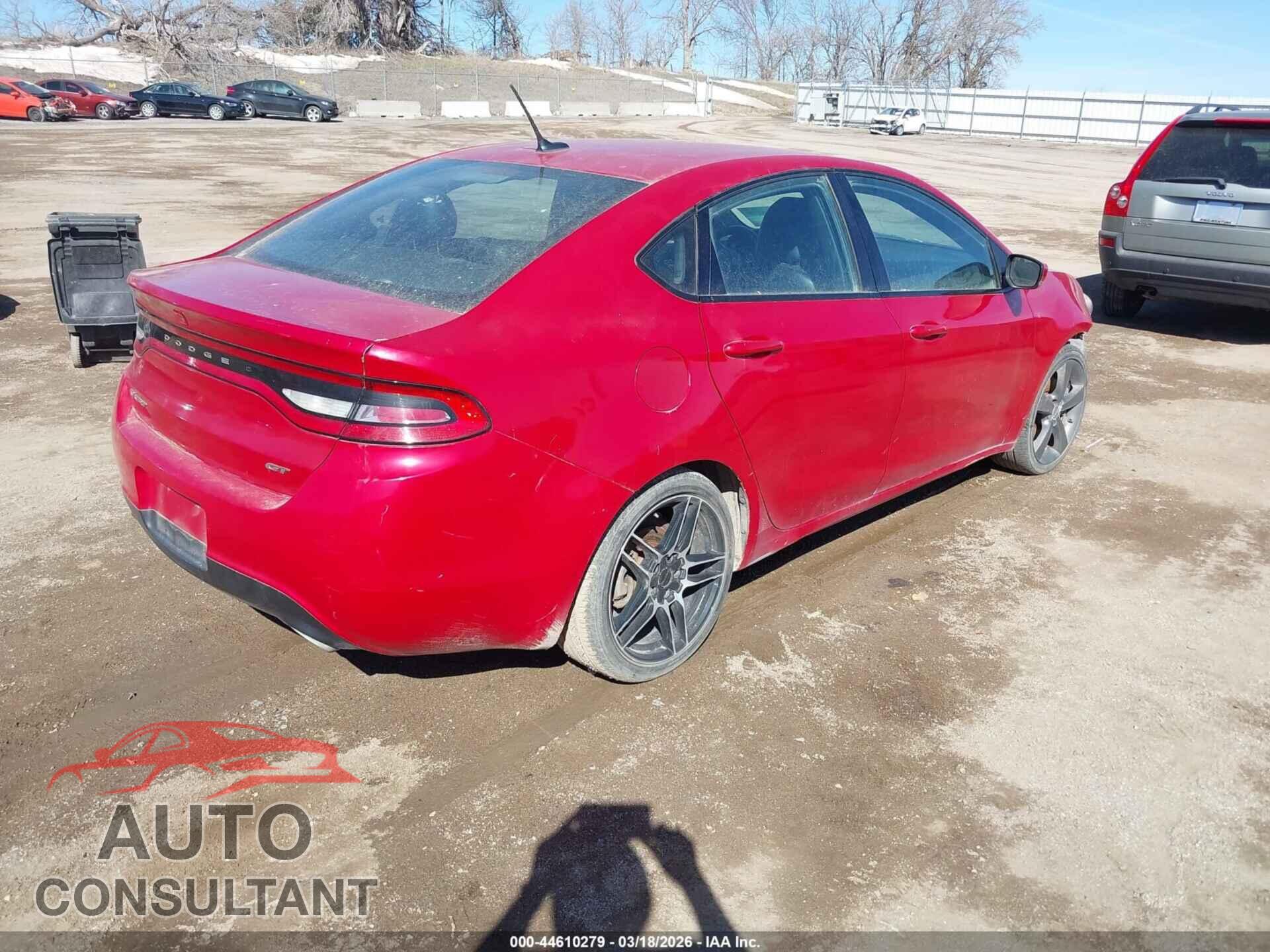 DODGE DART 2015 - 1C3CDFEB7FD128143