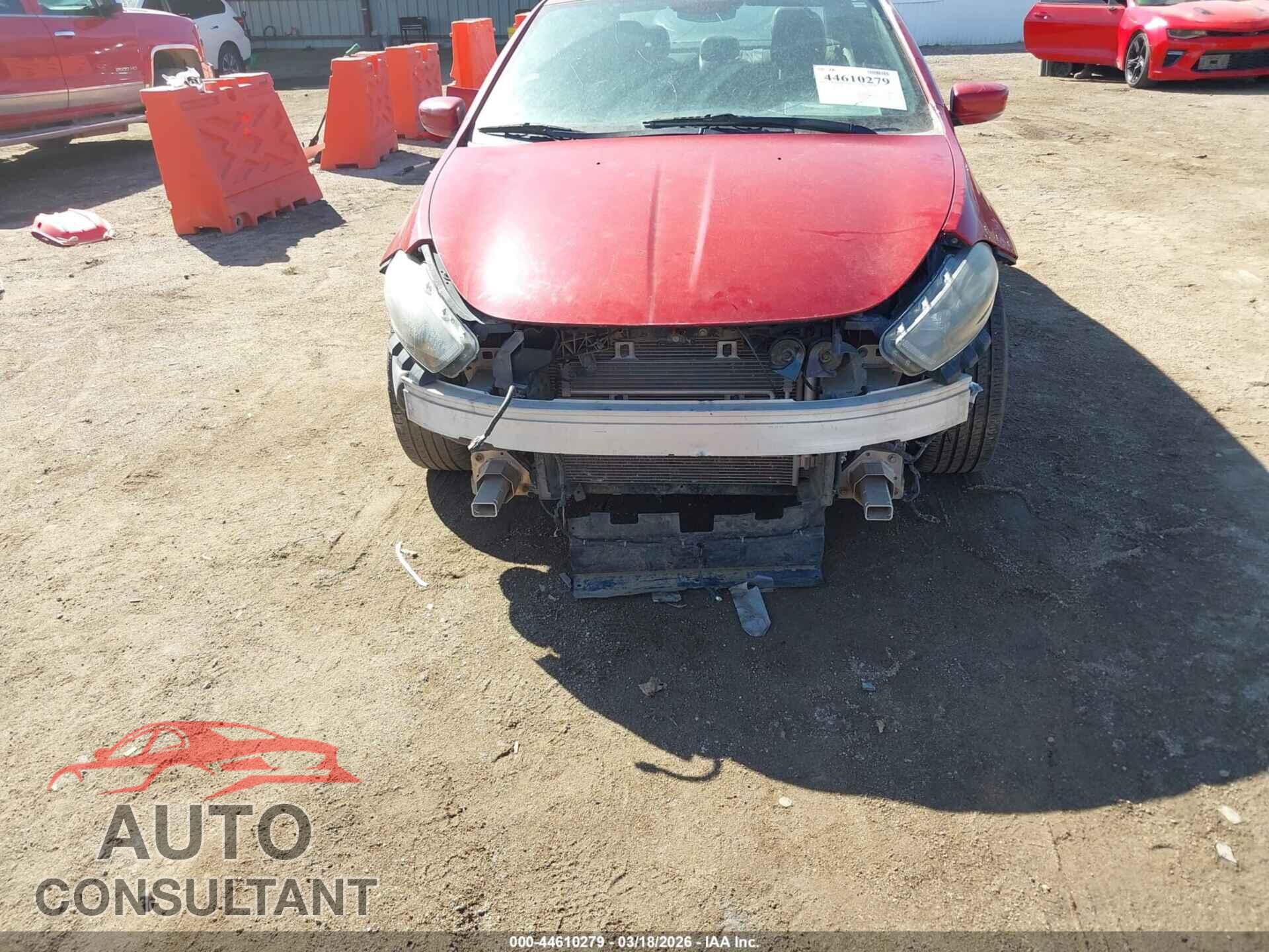 DODGE DART 2015 - 1C3CDFEB7FD128143