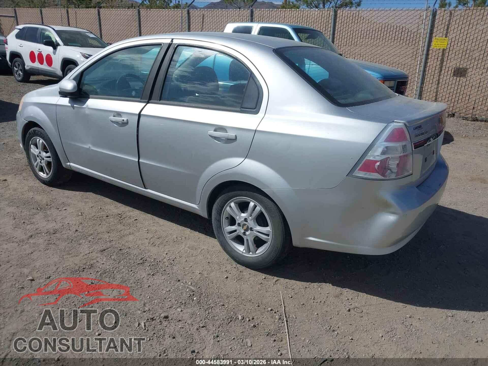 CHEVROLET AVEO 2011 - KL1TD5DE0BB210360