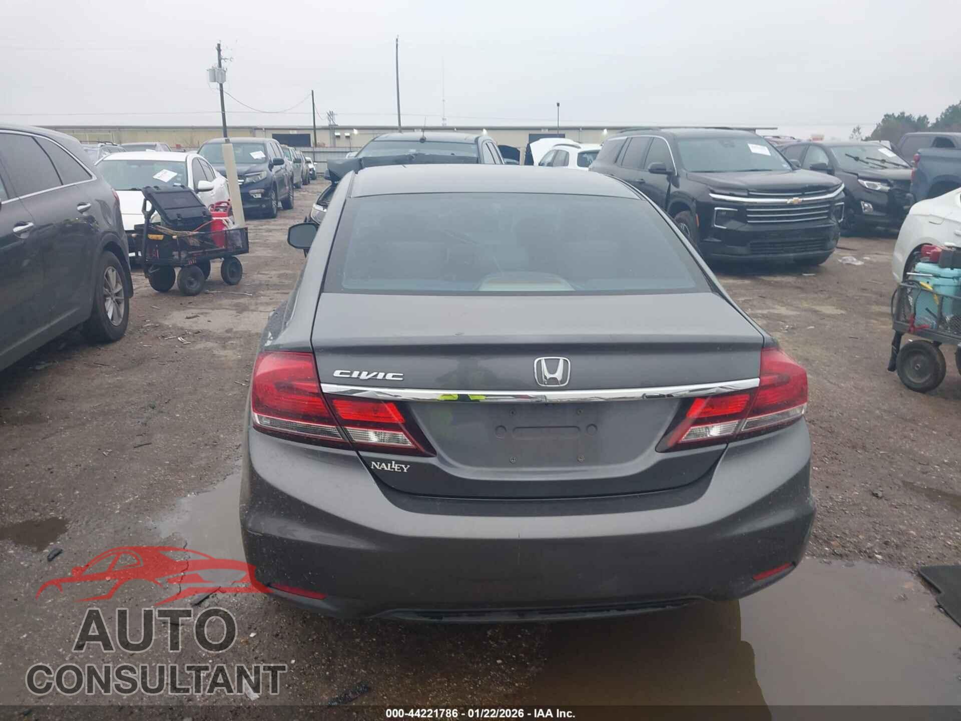HONDA CIVIC 2013 - 19XFB2F81DE032000