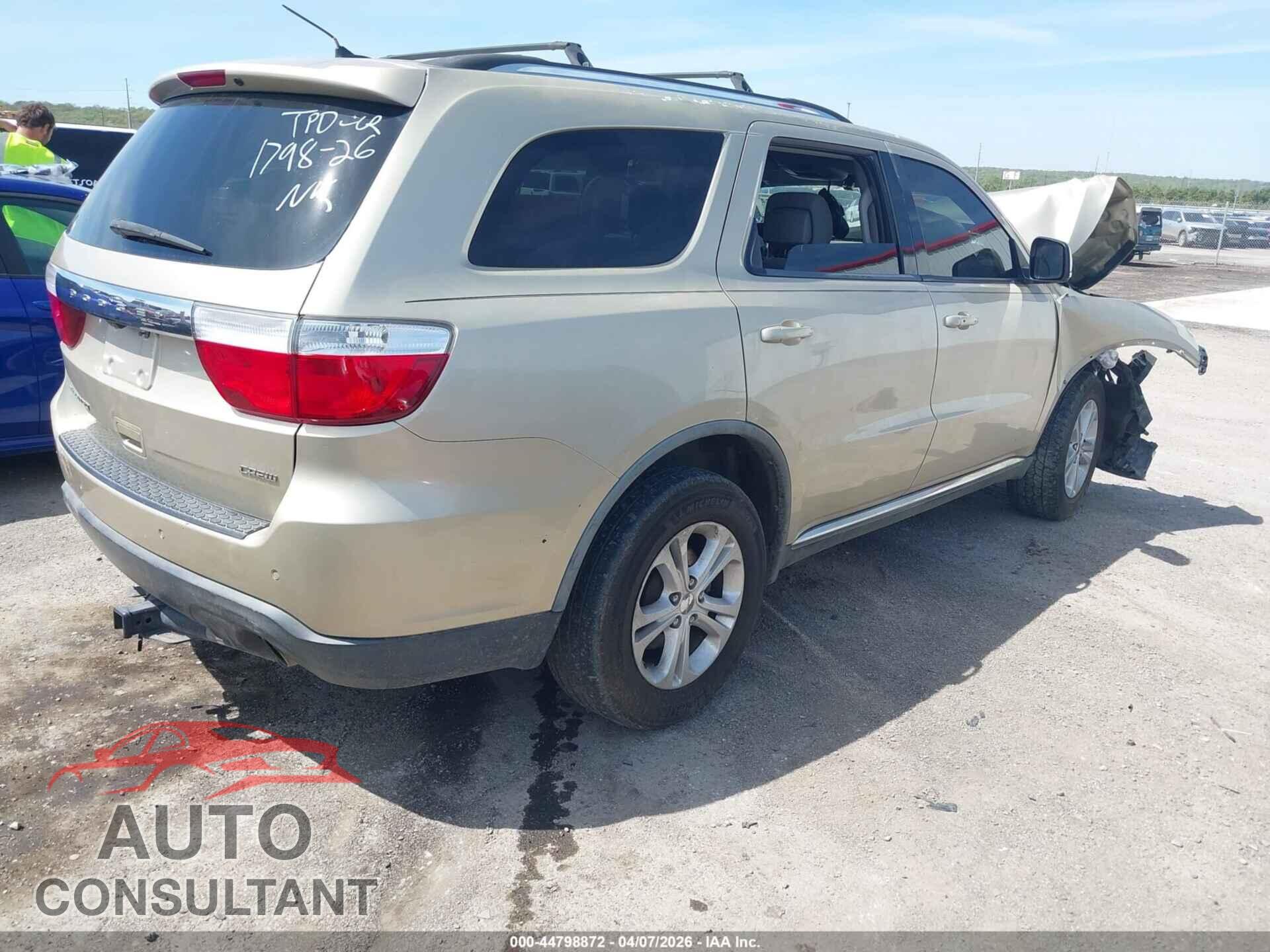 DODGE DURANGO 2011 - 1D4RD4GG5BC508779