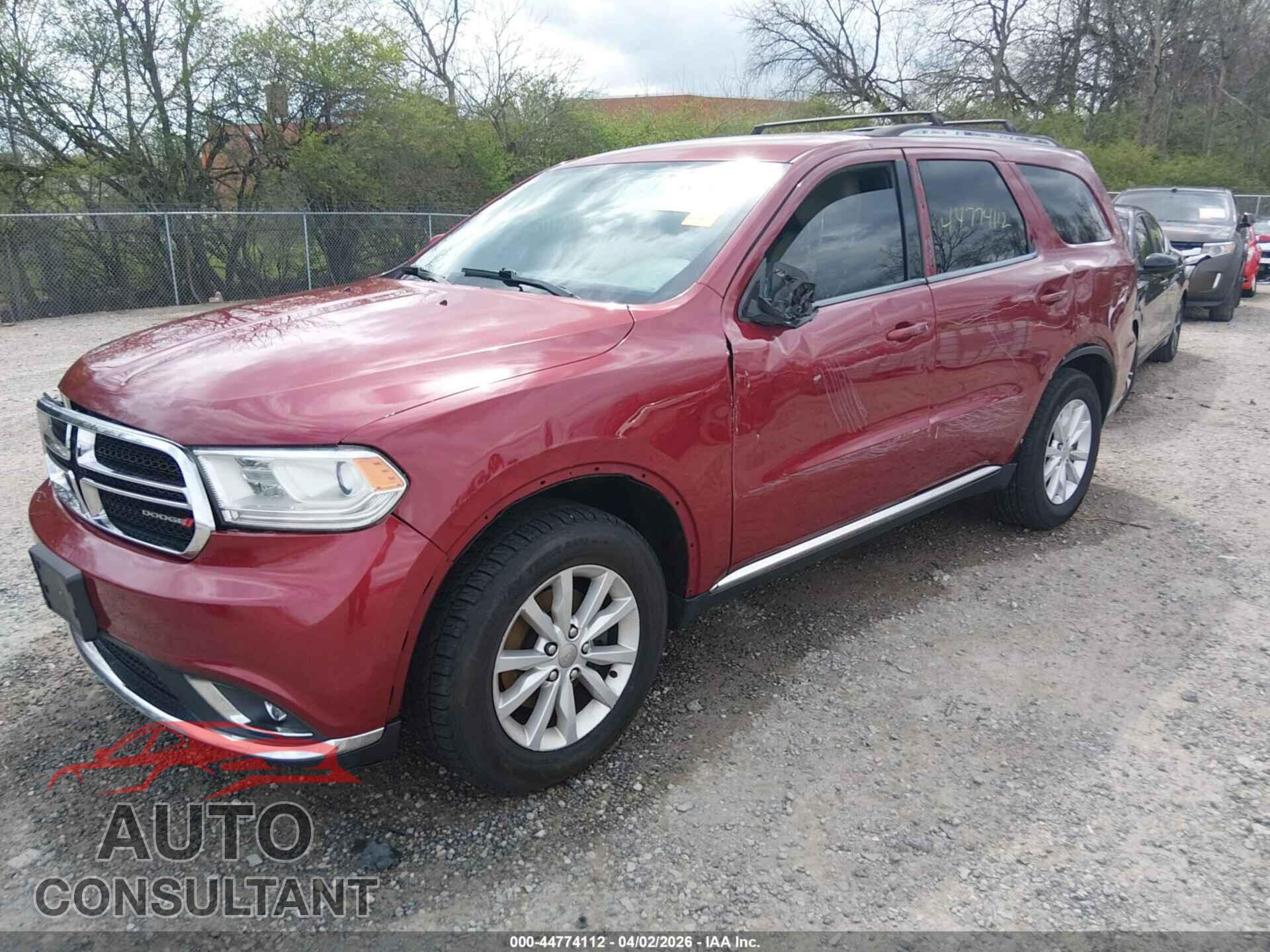 DODGE DURANGO 2014 - 1C4RDJAG0EC562533