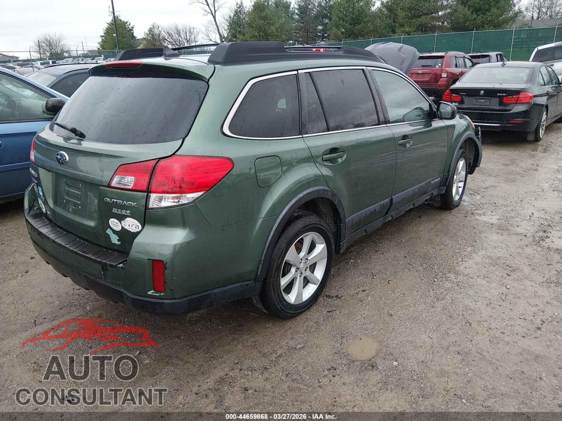 SUBARU OUTBACK 2014 - 4S4BRBLC0E3323403