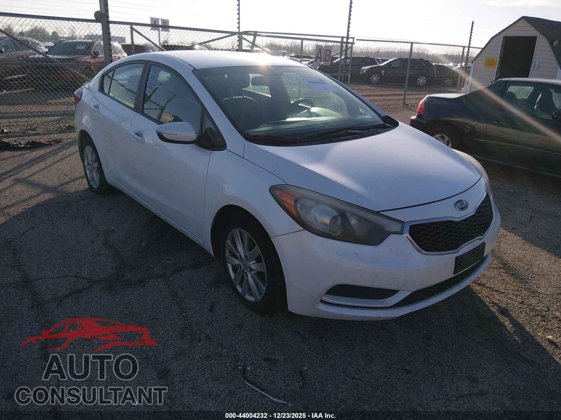 KIA FORTE 2014 - KNAFX4A66E5134244