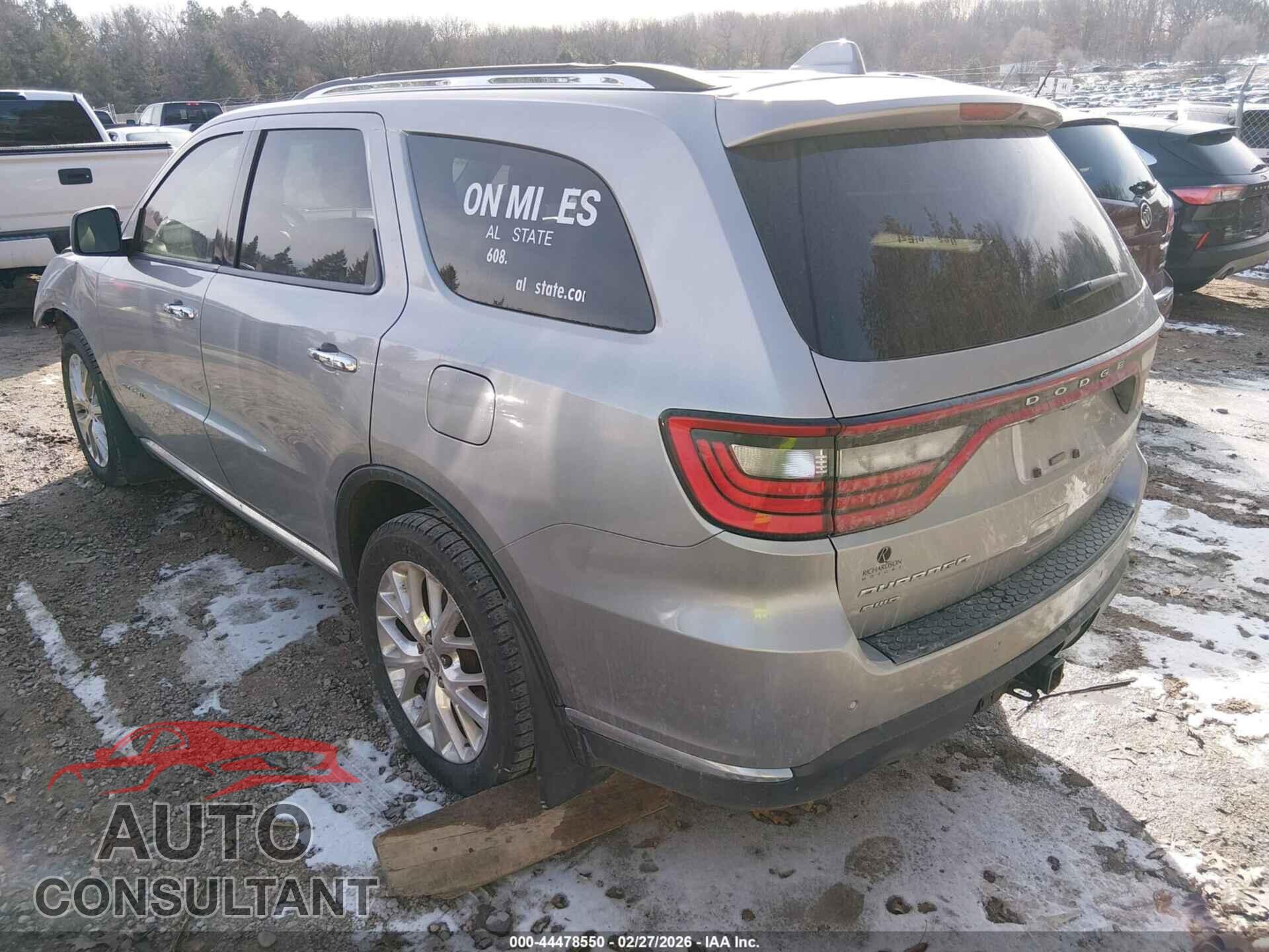 DODGE DURANGO 2014 - 1C4RDJEG8EC434342