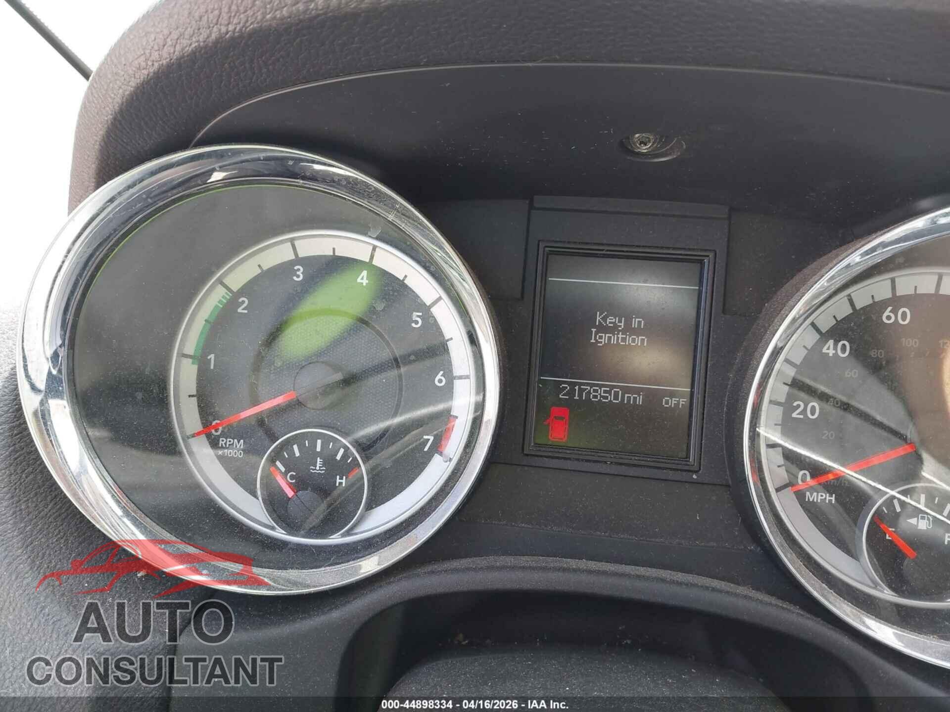 DODGE DURANGO 2012 - 1C4RDJAG2CC106255