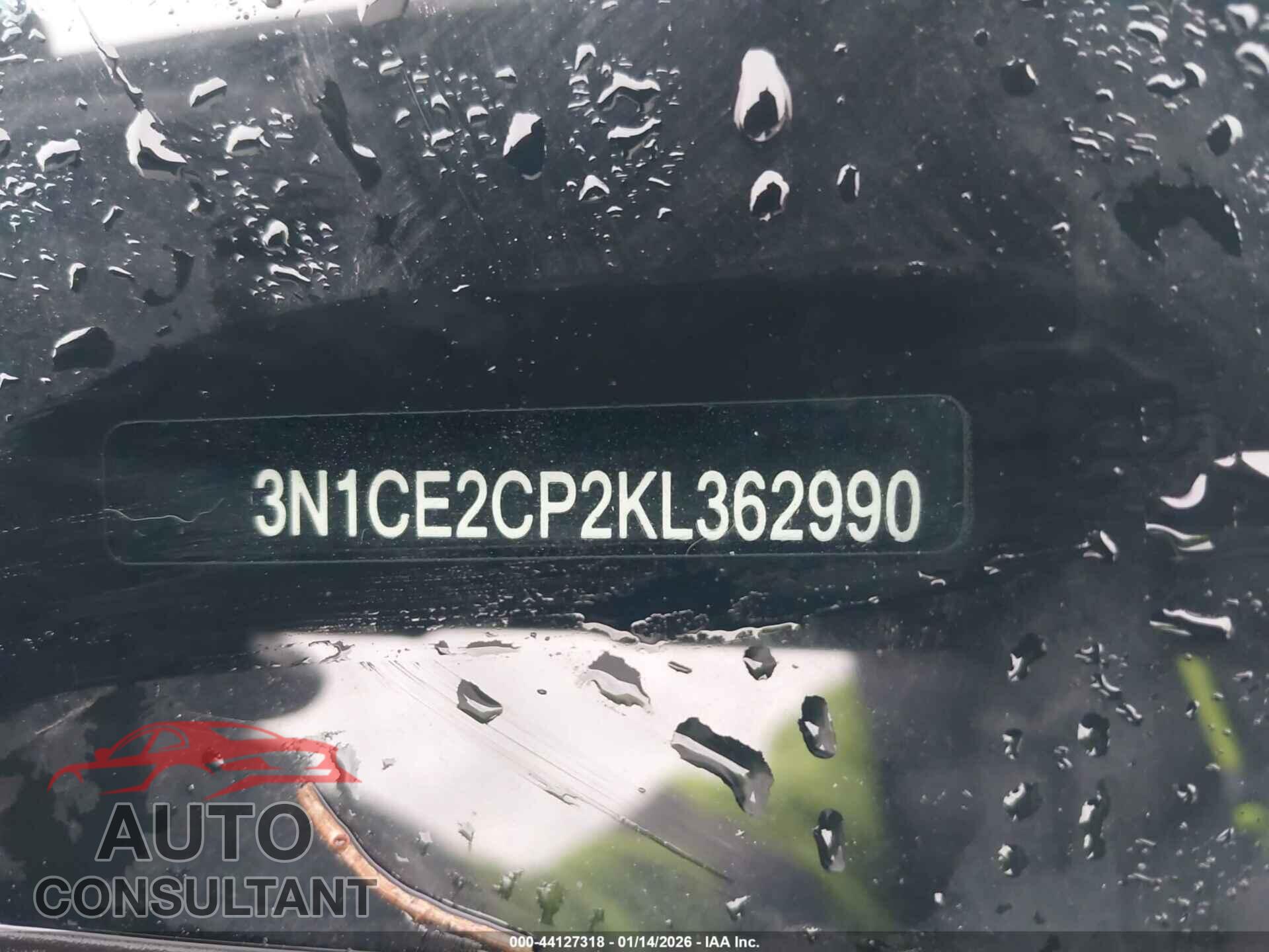 NISSAN VERSA NOTE 2019 - 3N1CE2CP2KL362990
