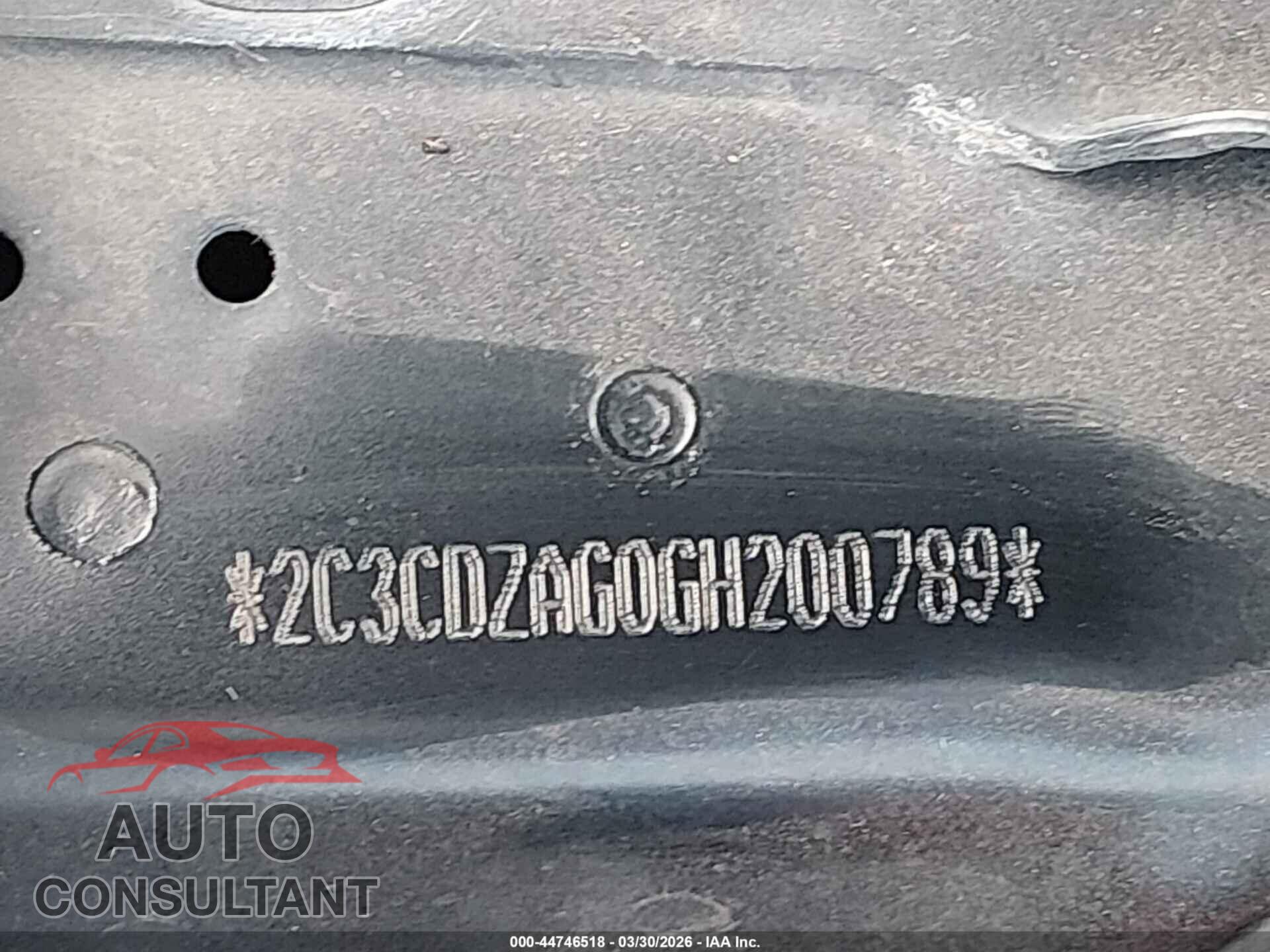 DODGE CHALLENGER 2016 - 2C3CDZAG0GH200789