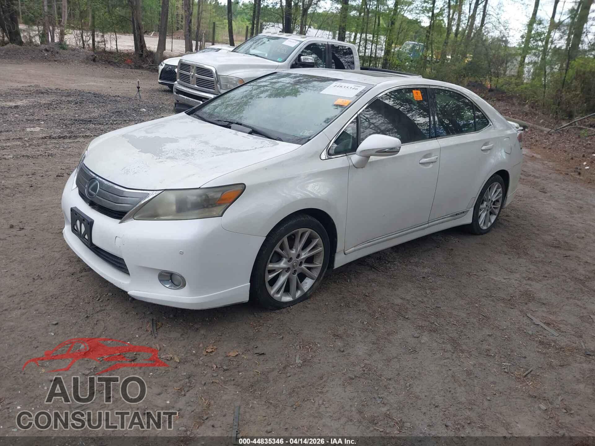 LEXUS HS 250H 2010 - JTHBB1BA8A2018572