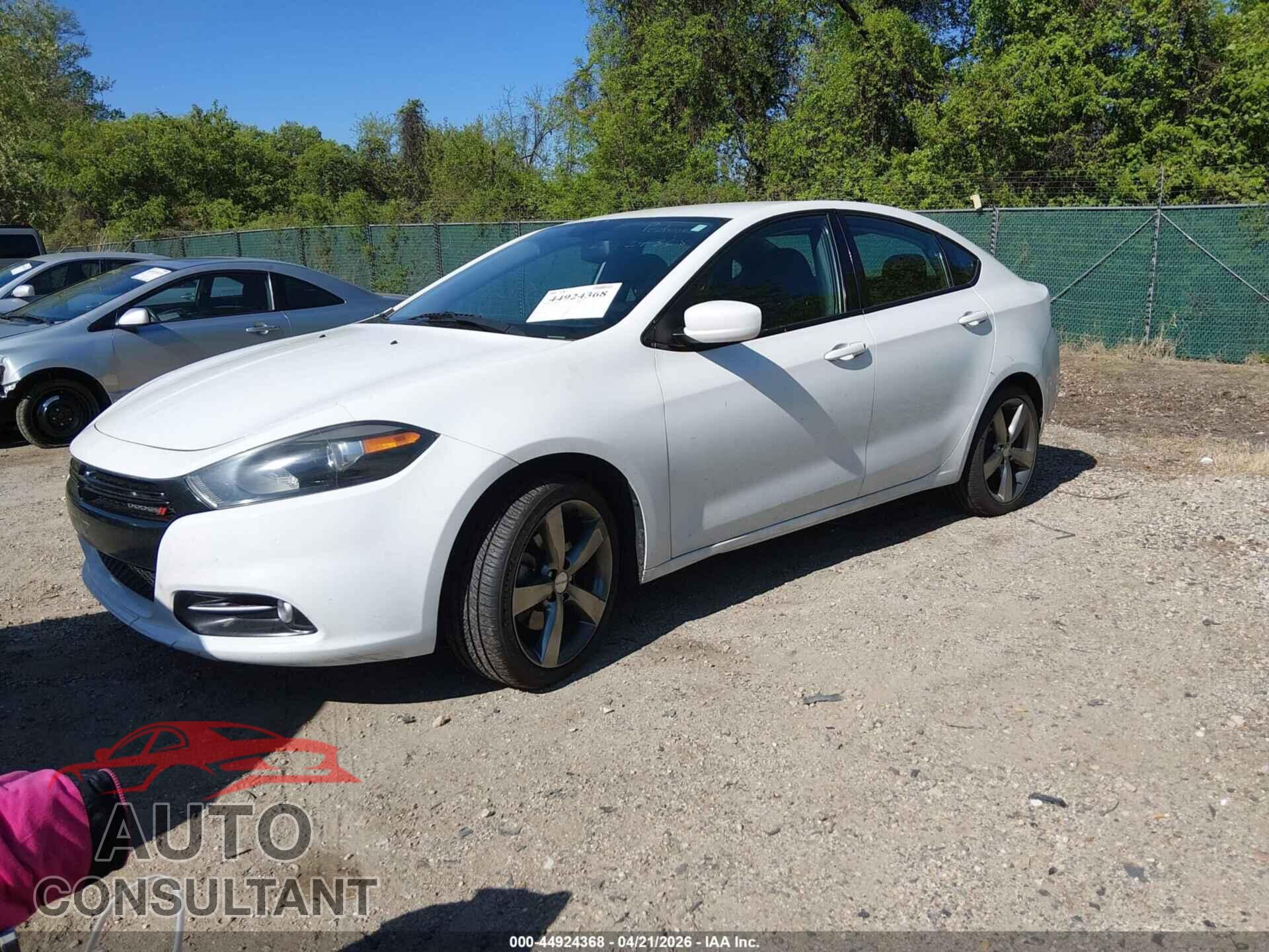 DODGE DART 2013 - 1C3CDFBA3DD326243