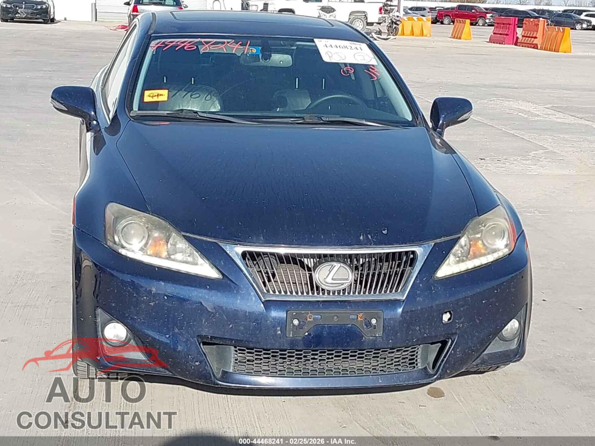 LEXUS IS 250 2011 - JTHBF5C24B5138114