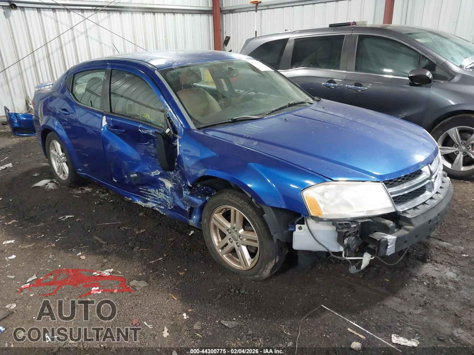 DODGE AVENGER 2013 - 1C3CDZAG2DN582150