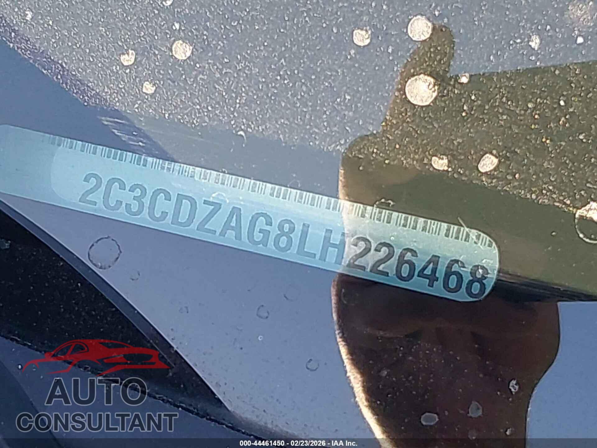 DODGE CHALLENGER 2020 - 2C3CDZAG8LH226468