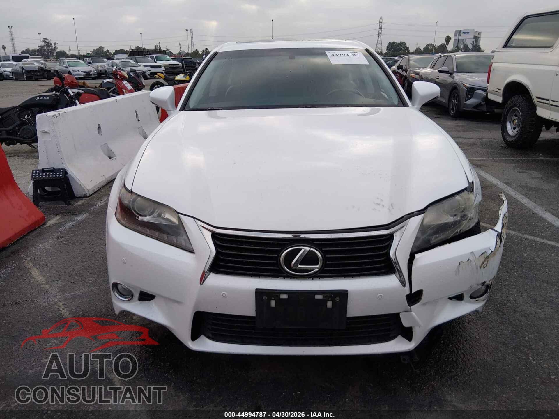 LEXUS GS 350 2013 - JTHBE1BL8D5013206