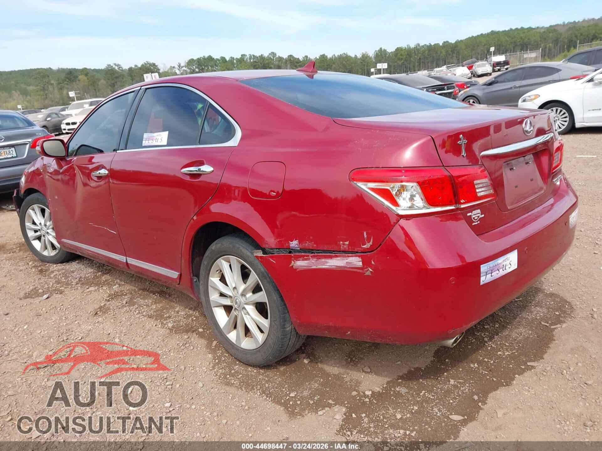 LEXUS ES 350 2011 - JTHBK1EG3B2419187
