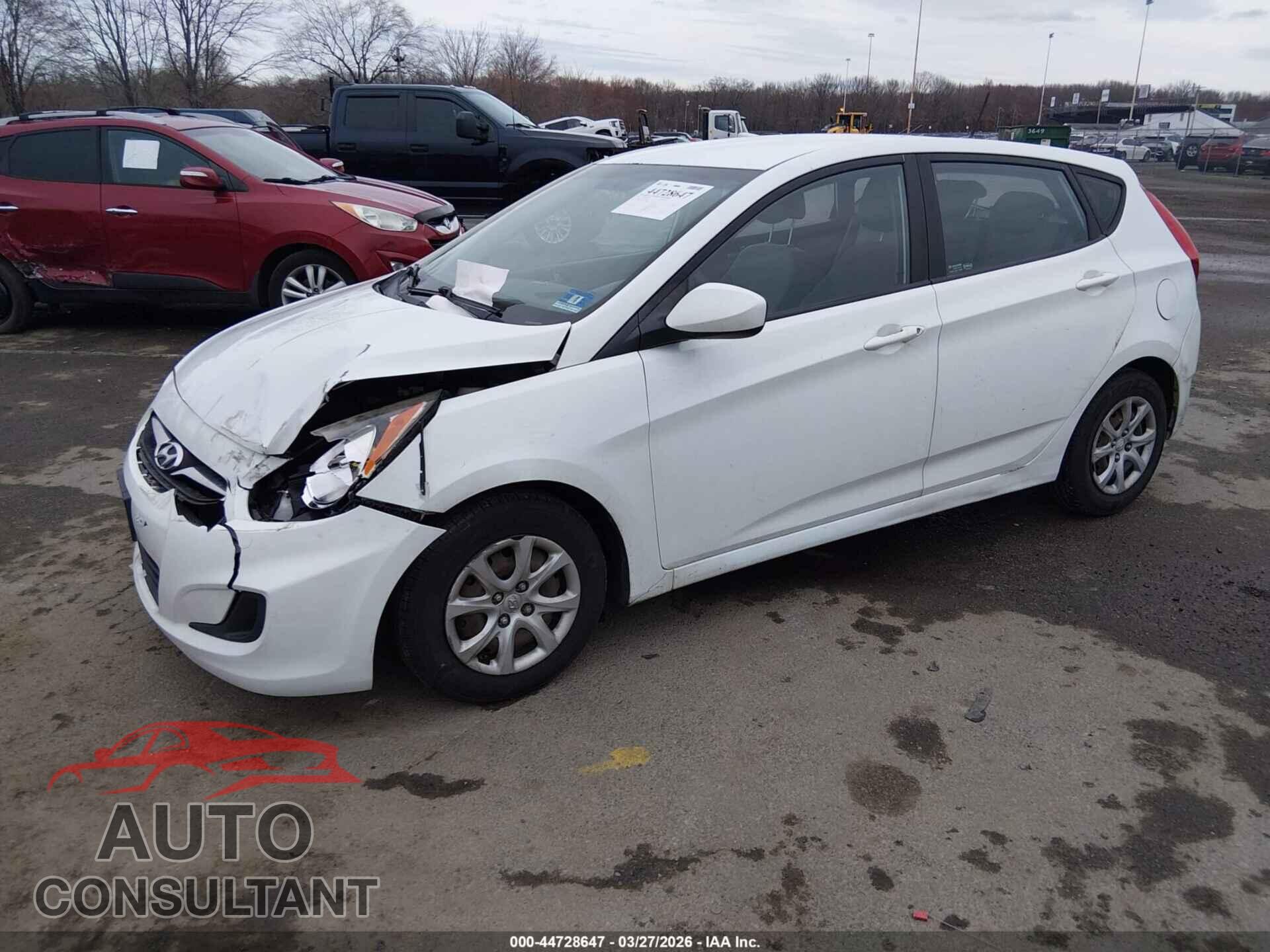 HYUNDAI ACCENT 2012 - KMHCT5AE1CU052726