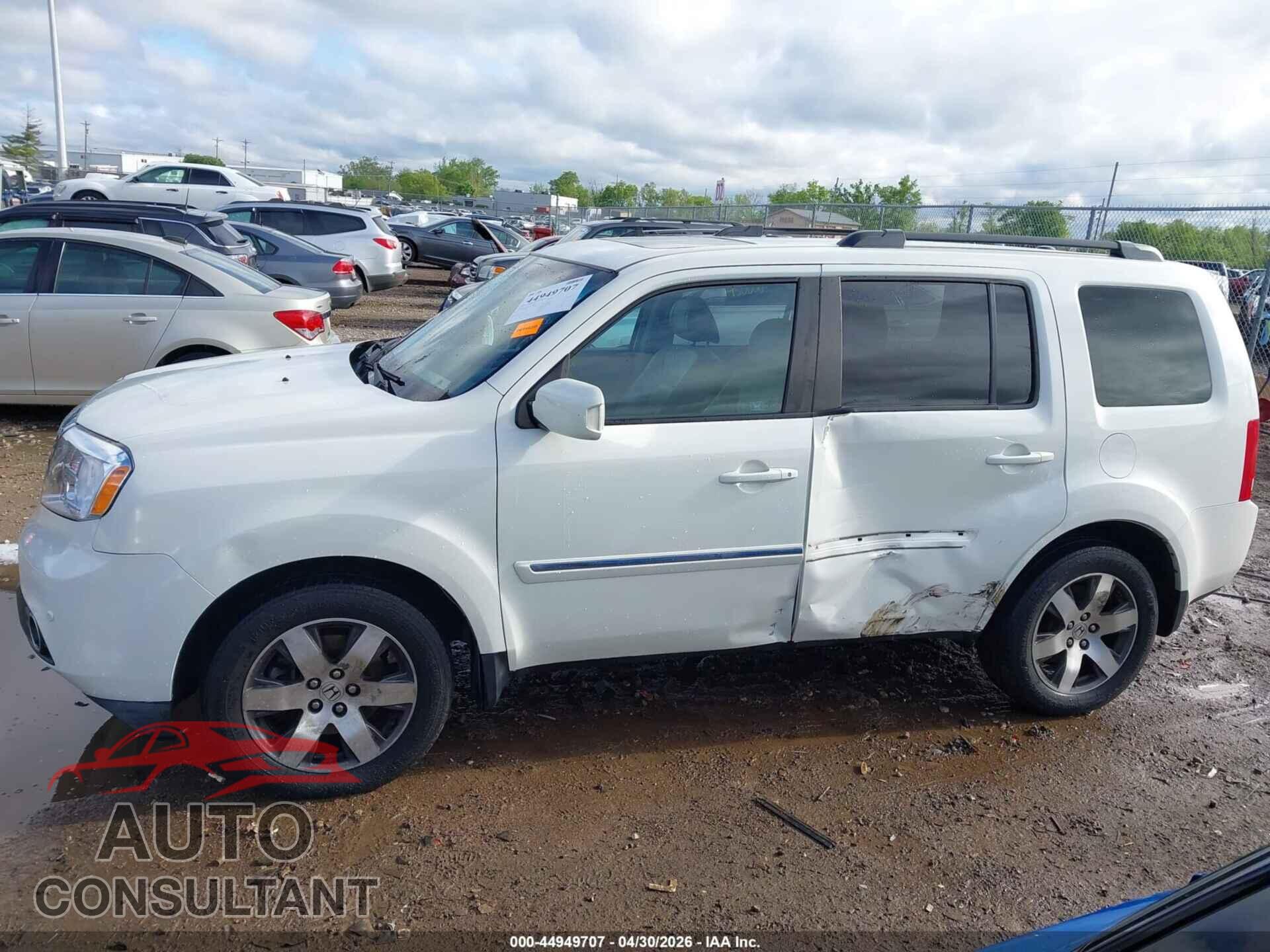 HONDA PILOT 2012 - 5FNYF4H96CB033554