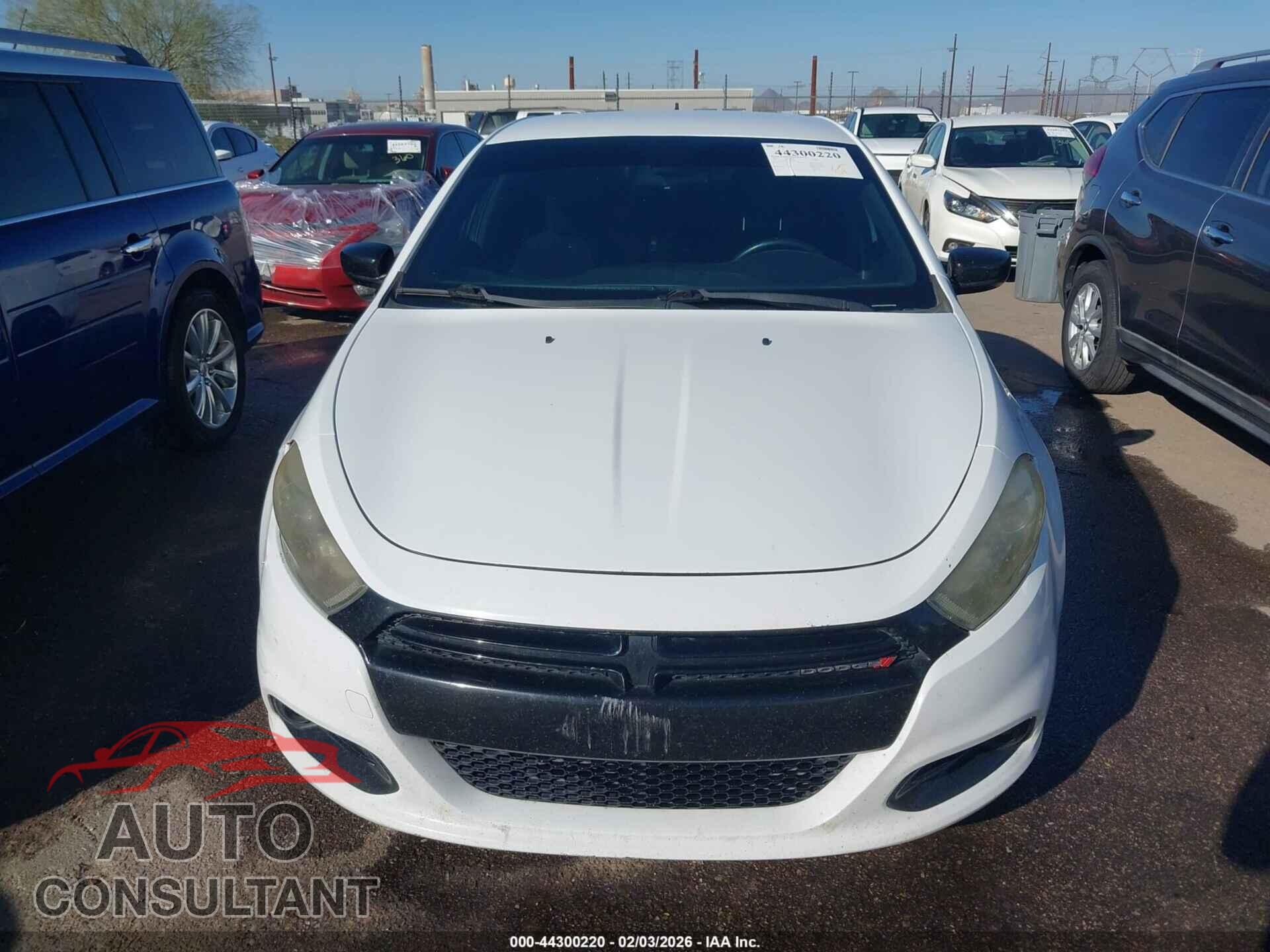 DODGE DART 2015 - 1C3CDFBB1FD405647