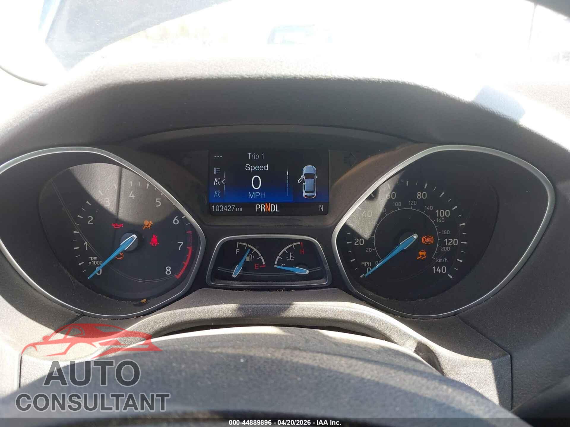 FORD FOCUS 2016 - 1FADP3F21GL202304