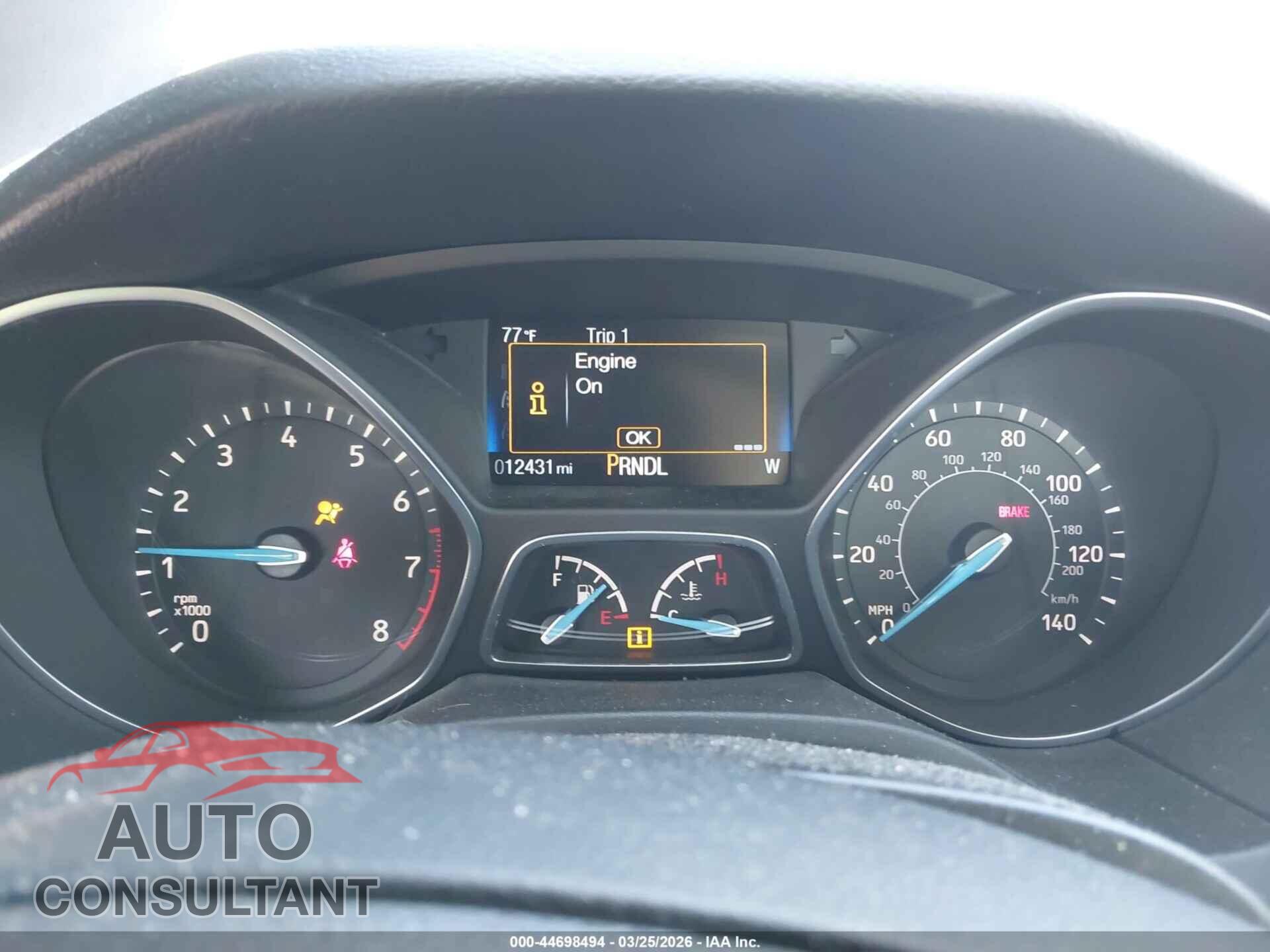 FORD FOCUS 2018 - 1FADP3F23JL238535
