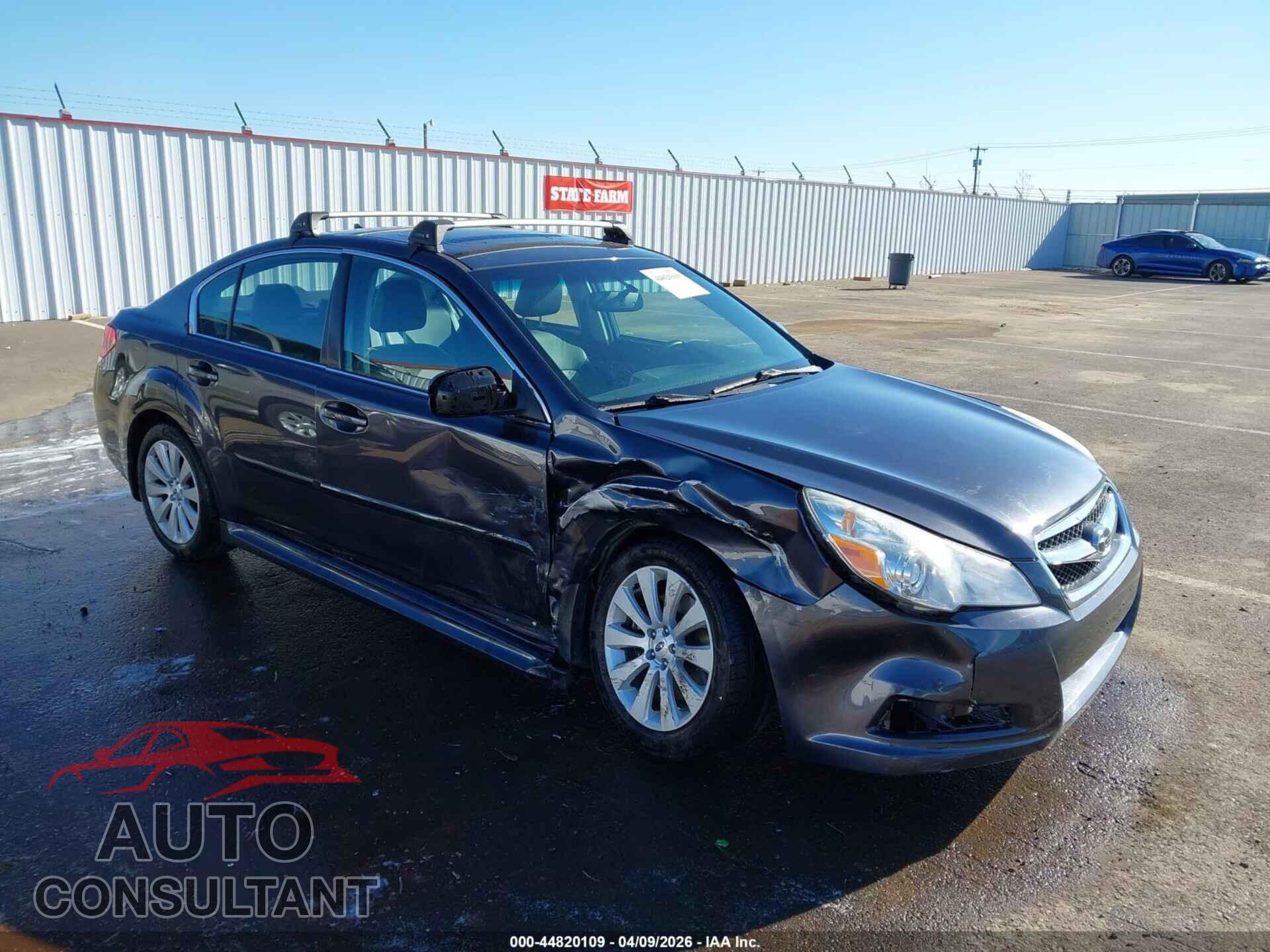 SUBARU LEGACY 2012 - 4S3BMDL67C2007539