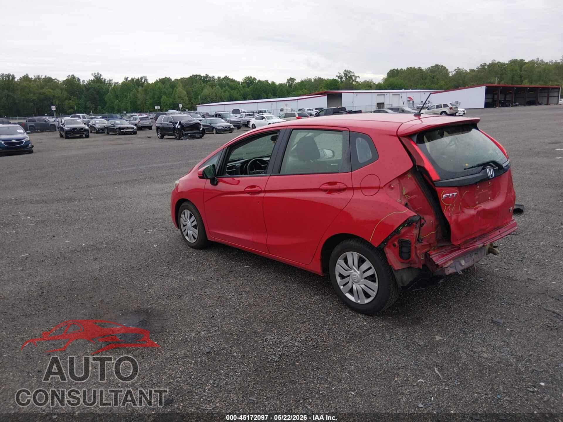 HONDA FIT 2016 - JHMGK5H5XGX005437