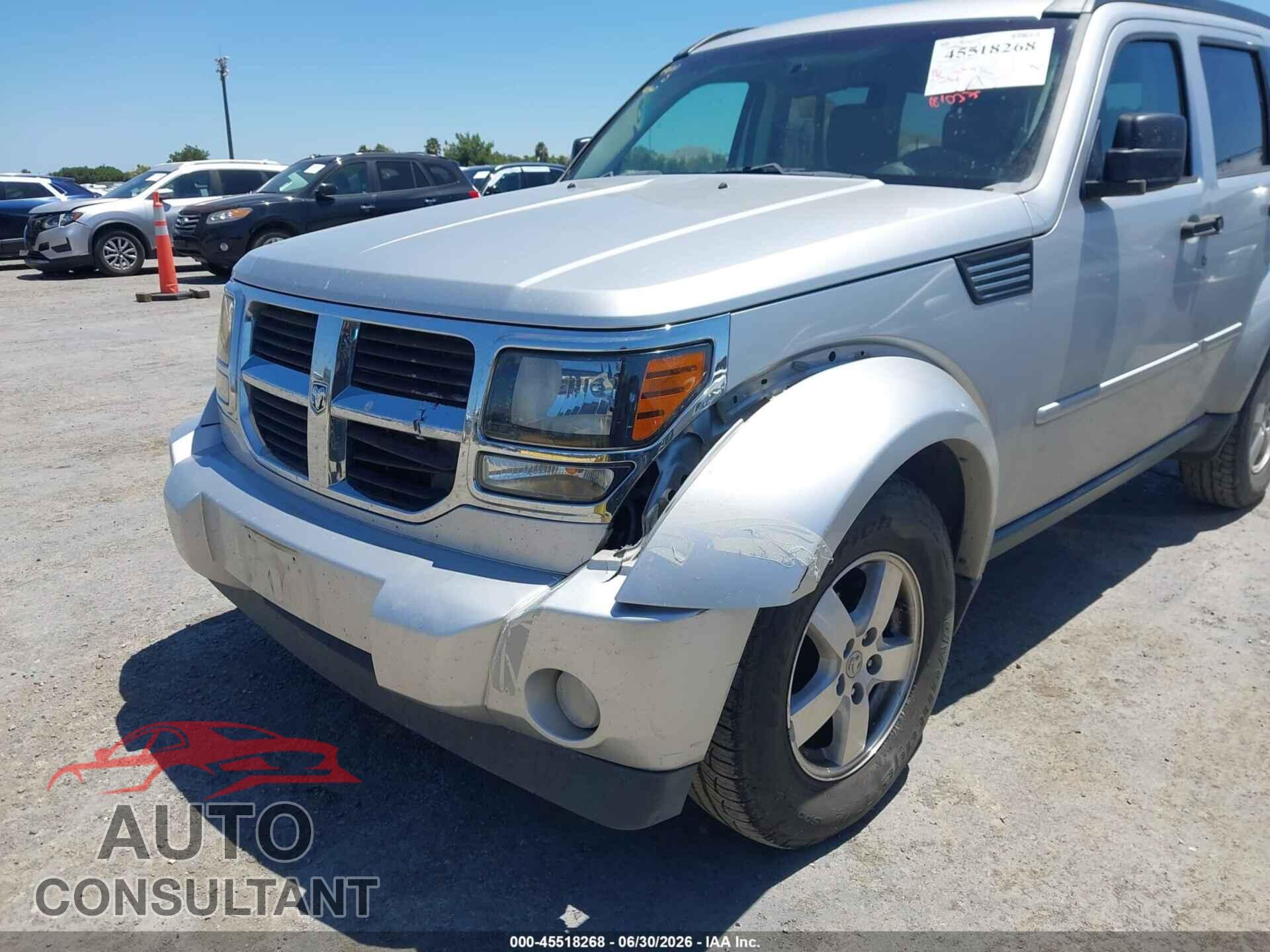 DODGE NITRO 2009 - 1D8GU28K09W505536