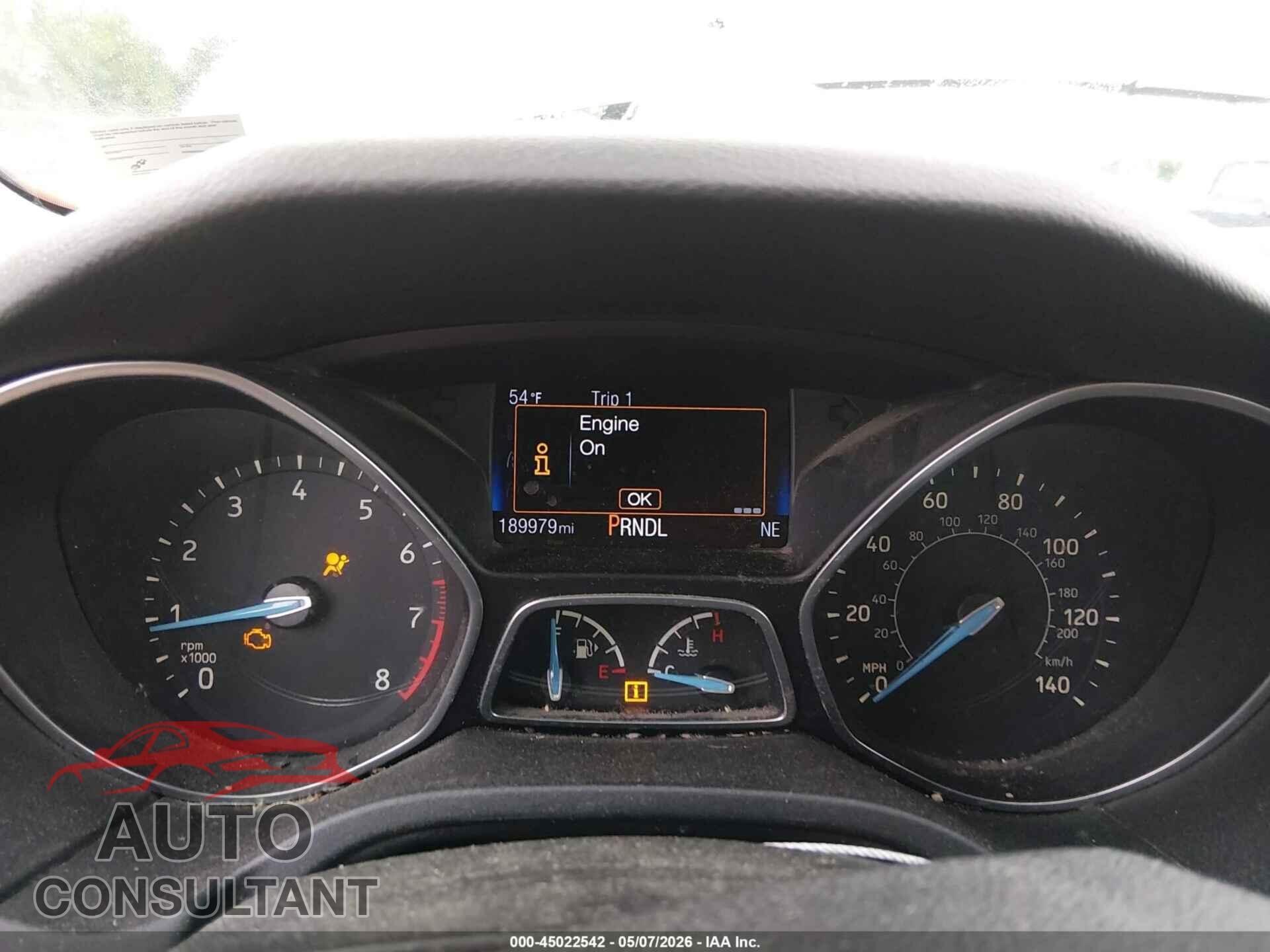 FORD FOCUS 2016 - 1FADP3F29GL267191
