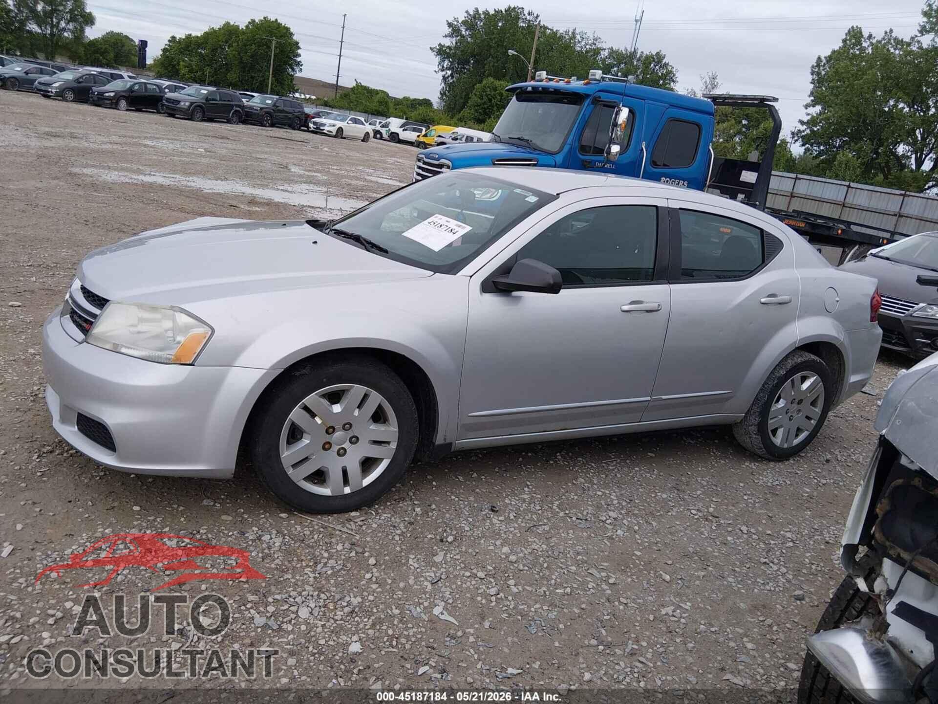 DODGE AVENGER 2012 - 1C3CDZAB4CN253100