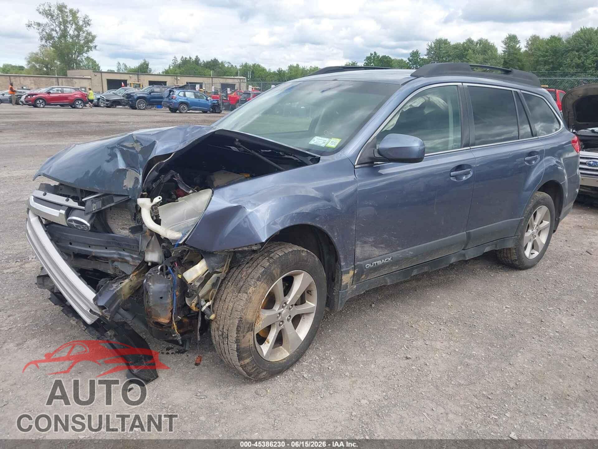 SUBARU OUTBACK 2014 - 4S4BRBLC4E3323369