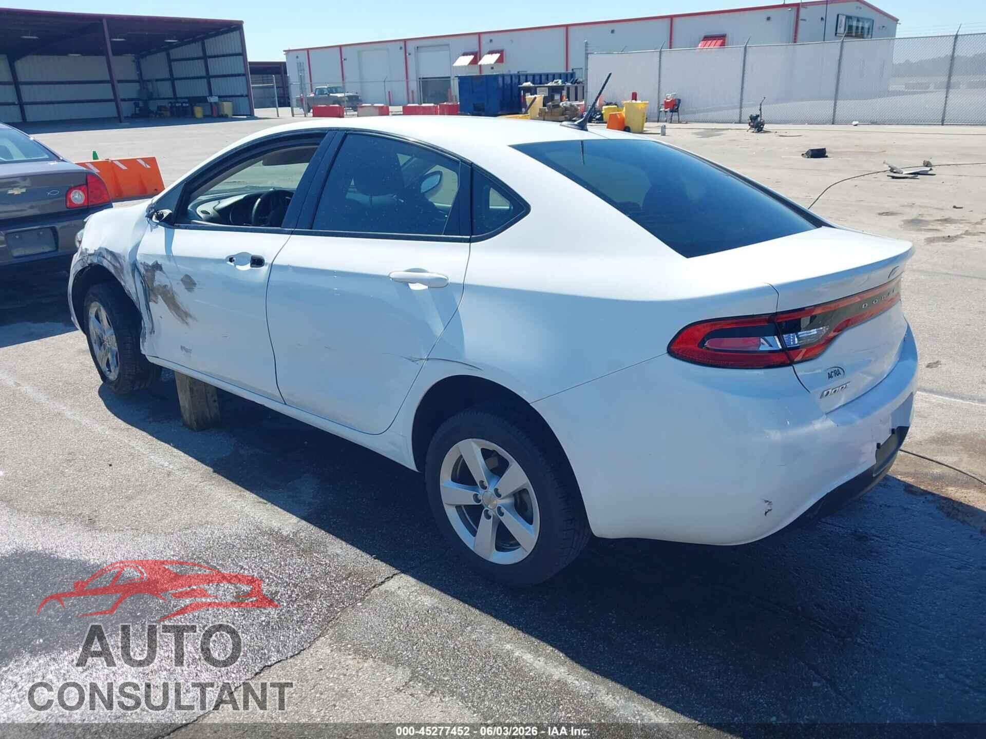 DODGE DART 2015 - 1C3CDFBB1FD123704