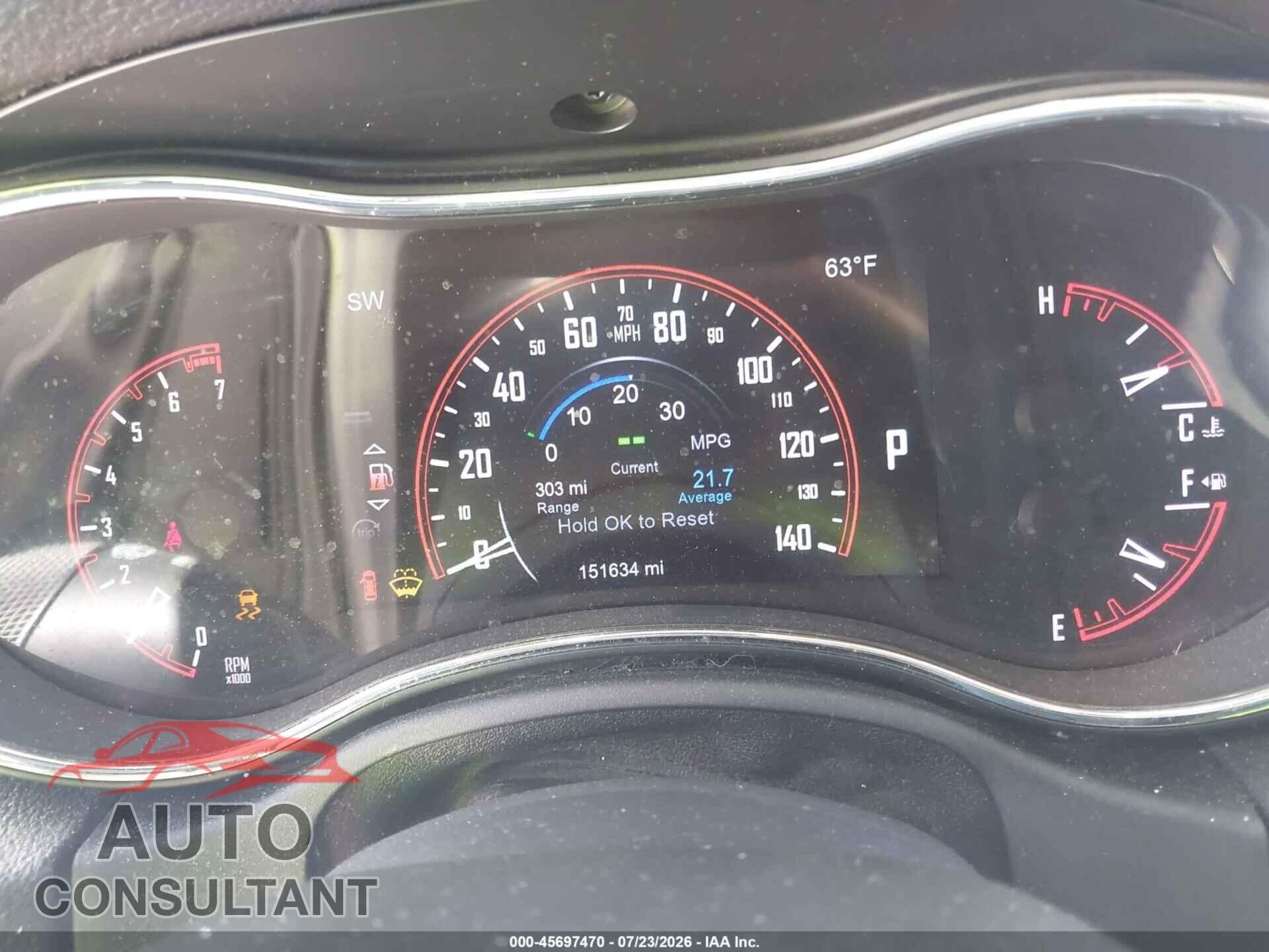DODGE DURANGO 2014 - 1C4RDJAG9EC532530