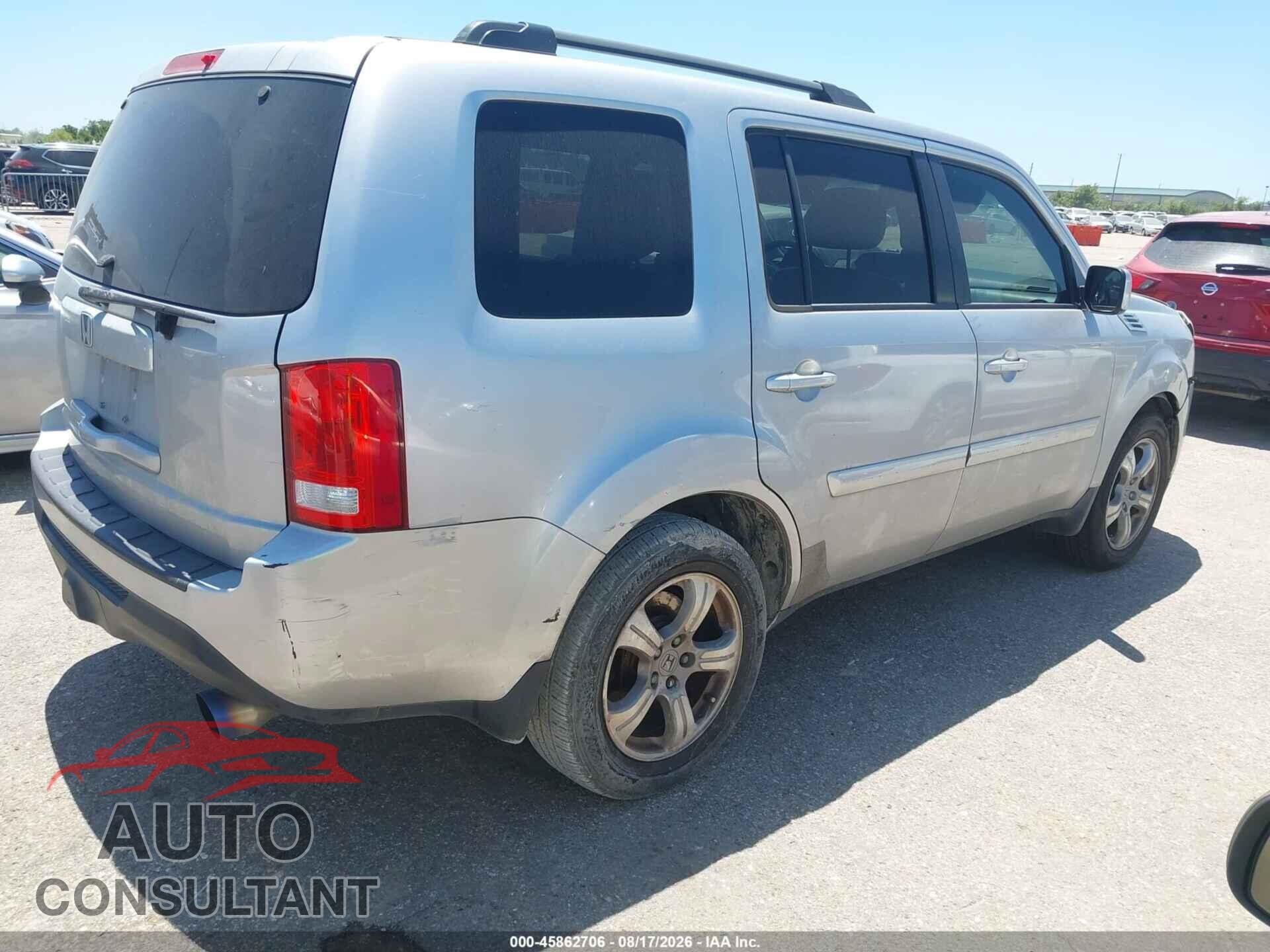 HONDA PILOT 2012 - 5FNYF3H54CB017067