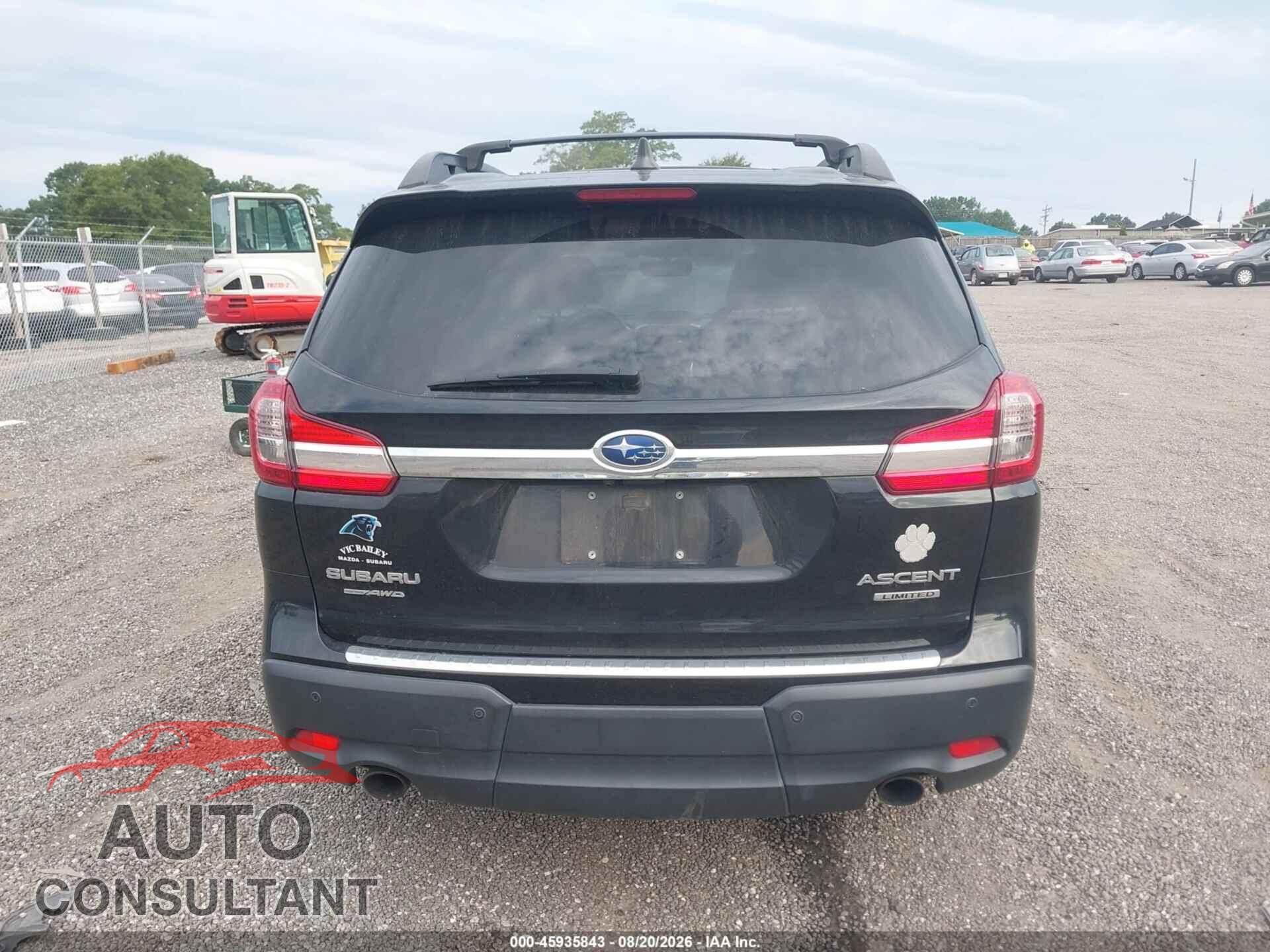 SUBARU ASCENT 2019 - 4S4WMAPD9K3441295