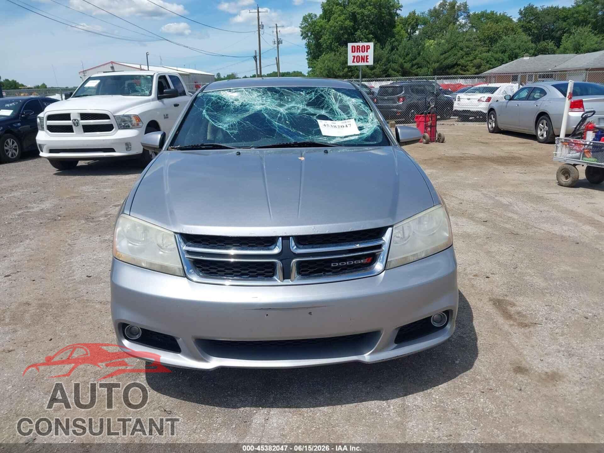 DODGE AVENGER 2013 - 1C3CDZCB7DN552384