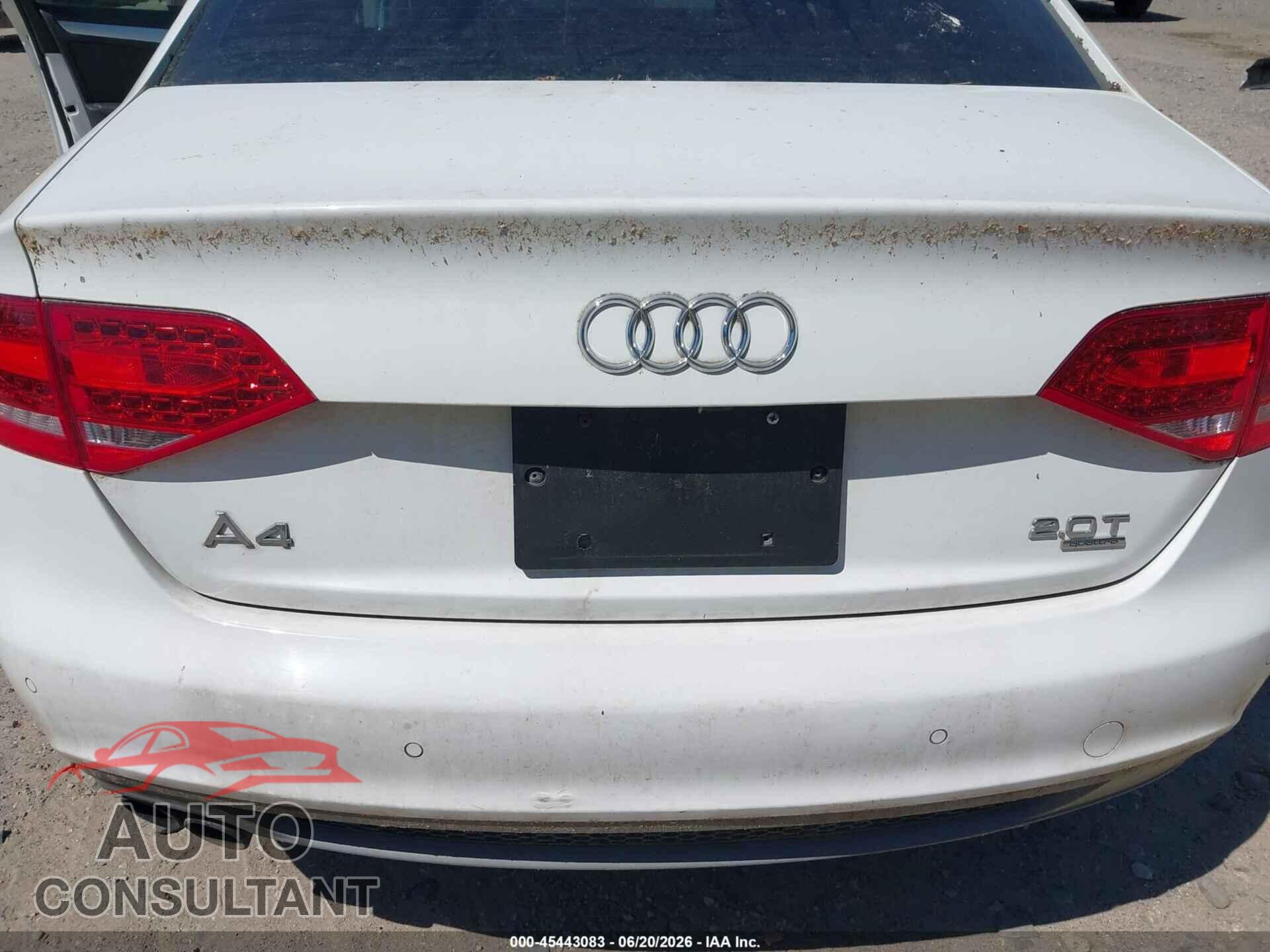 AUDI A4 2012 - WAUFFAFL2CN006189
