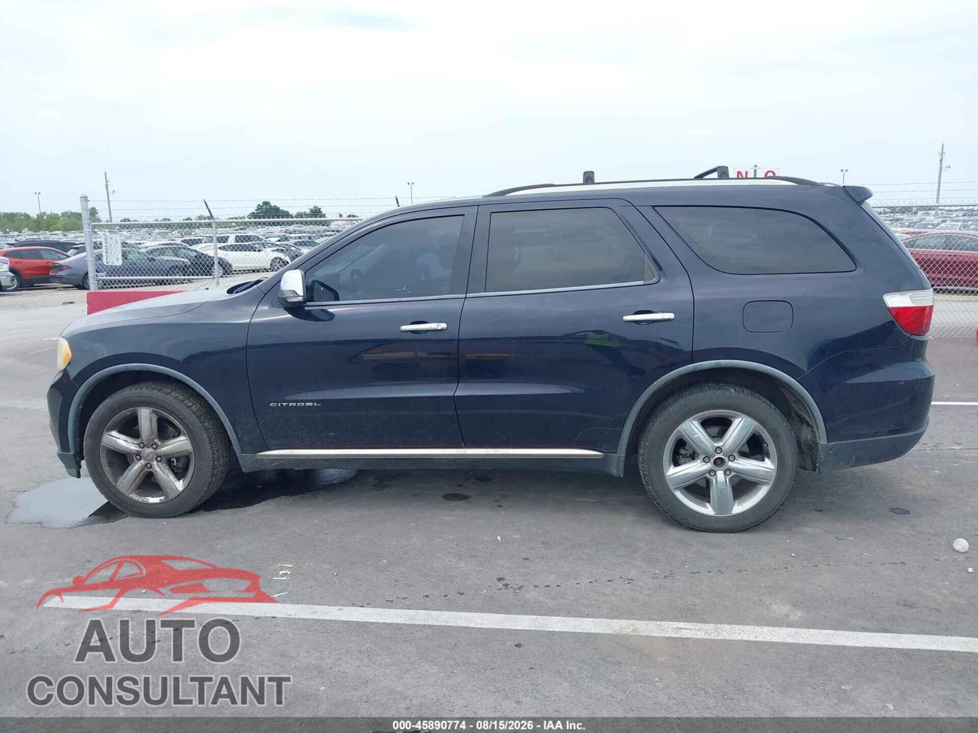 DODGE DURANGO 2011 - 1D4SE5GT3BC674476