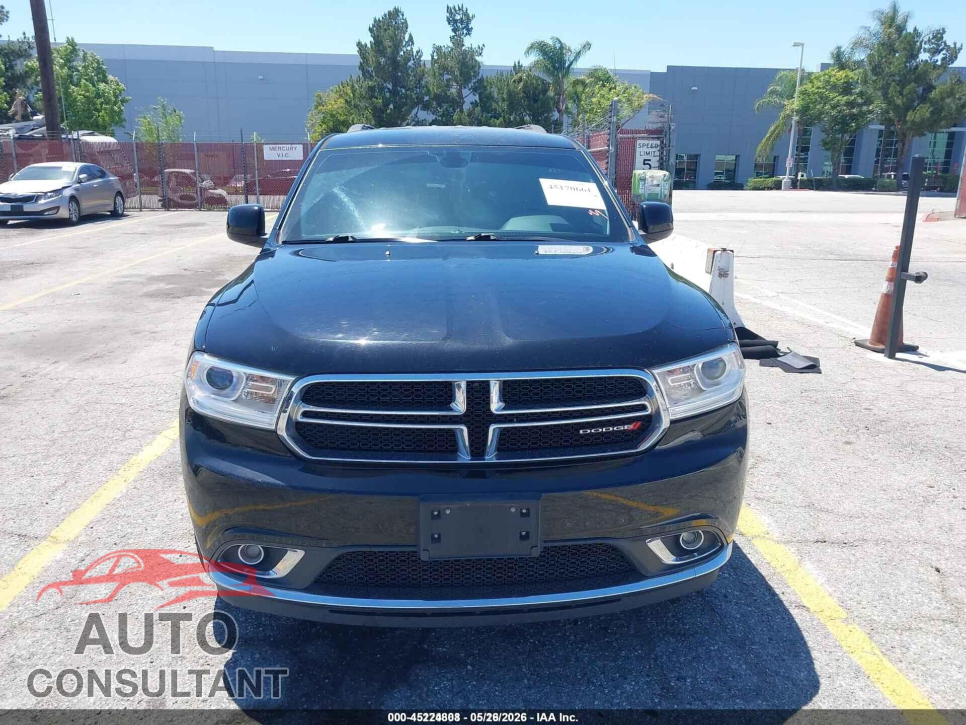 DODGE DURANGO 2019 - 1C4RDJAG5KC744448
