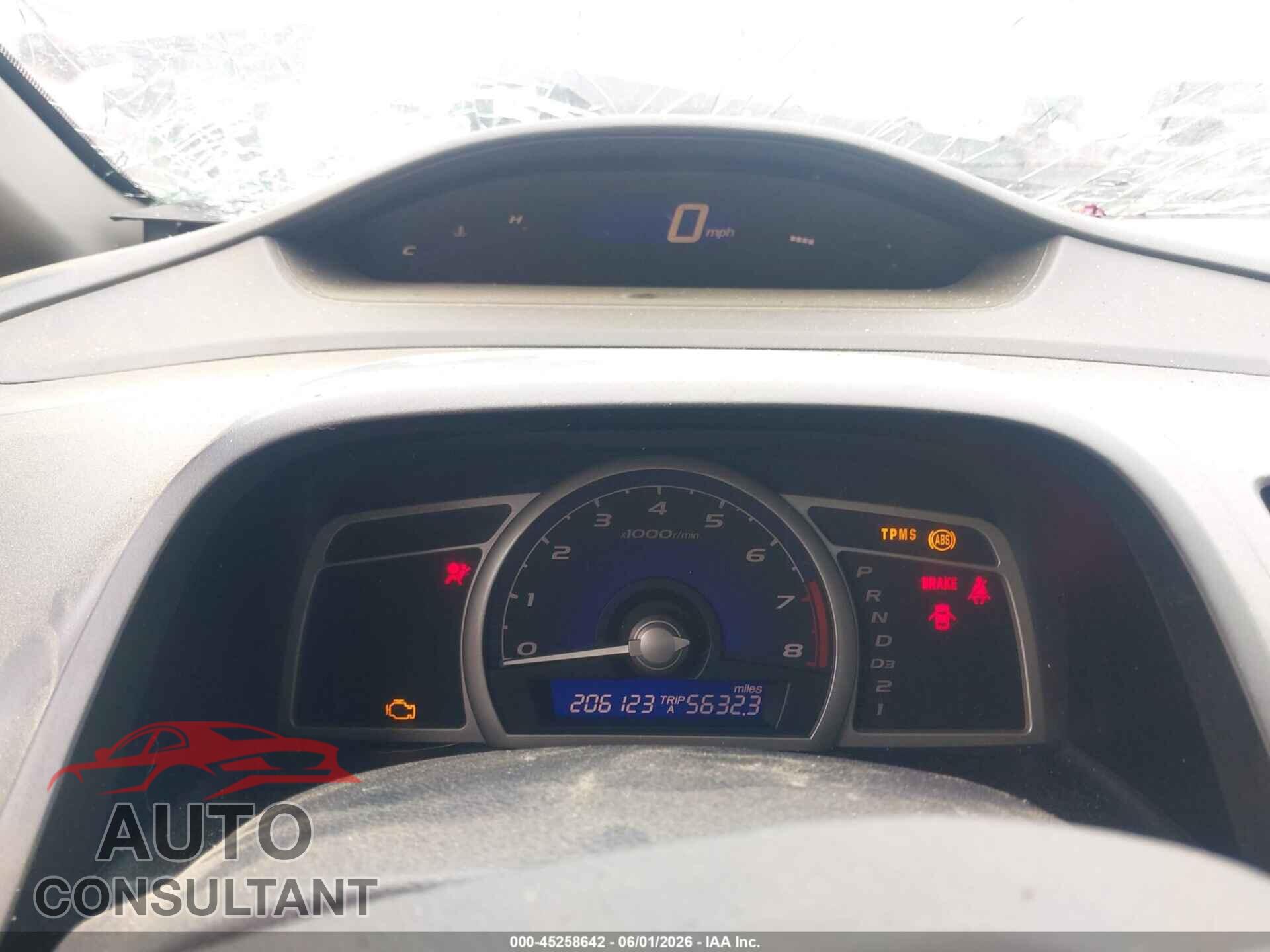 HONDA CIVIC 2010 - 19XFA1F5XAE067651