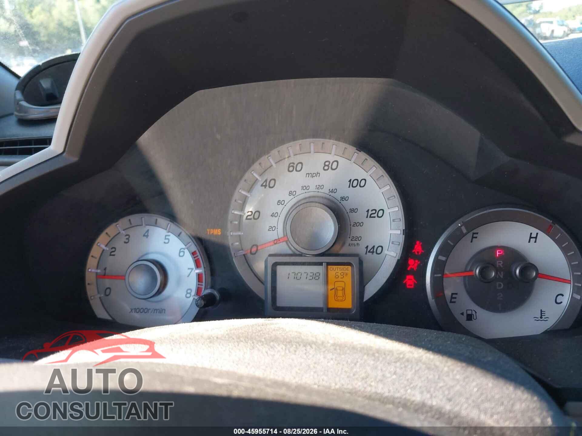 HONDA PILOT 2012 - 5FNYF4H53CB031077