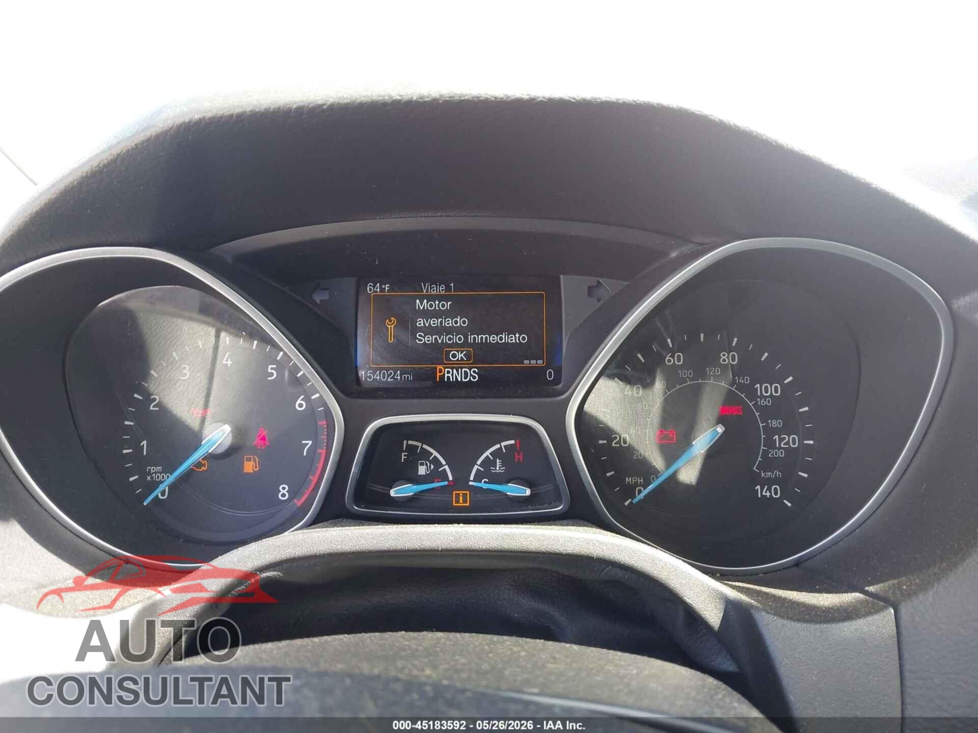 FORD FOCUS 2016 - 1FADP3F2XGL263117