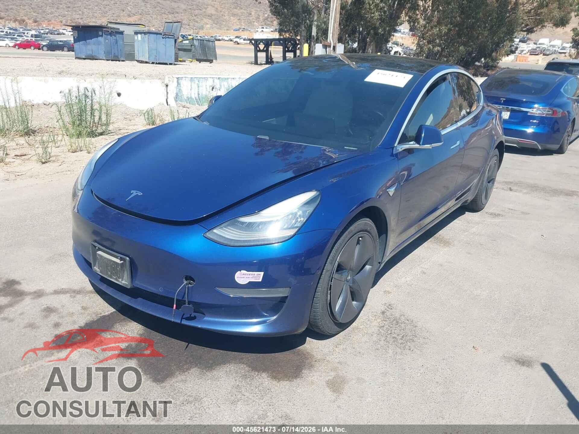 TESLA MODEL 3 2019 - 5YJ3E1EB4KF421478