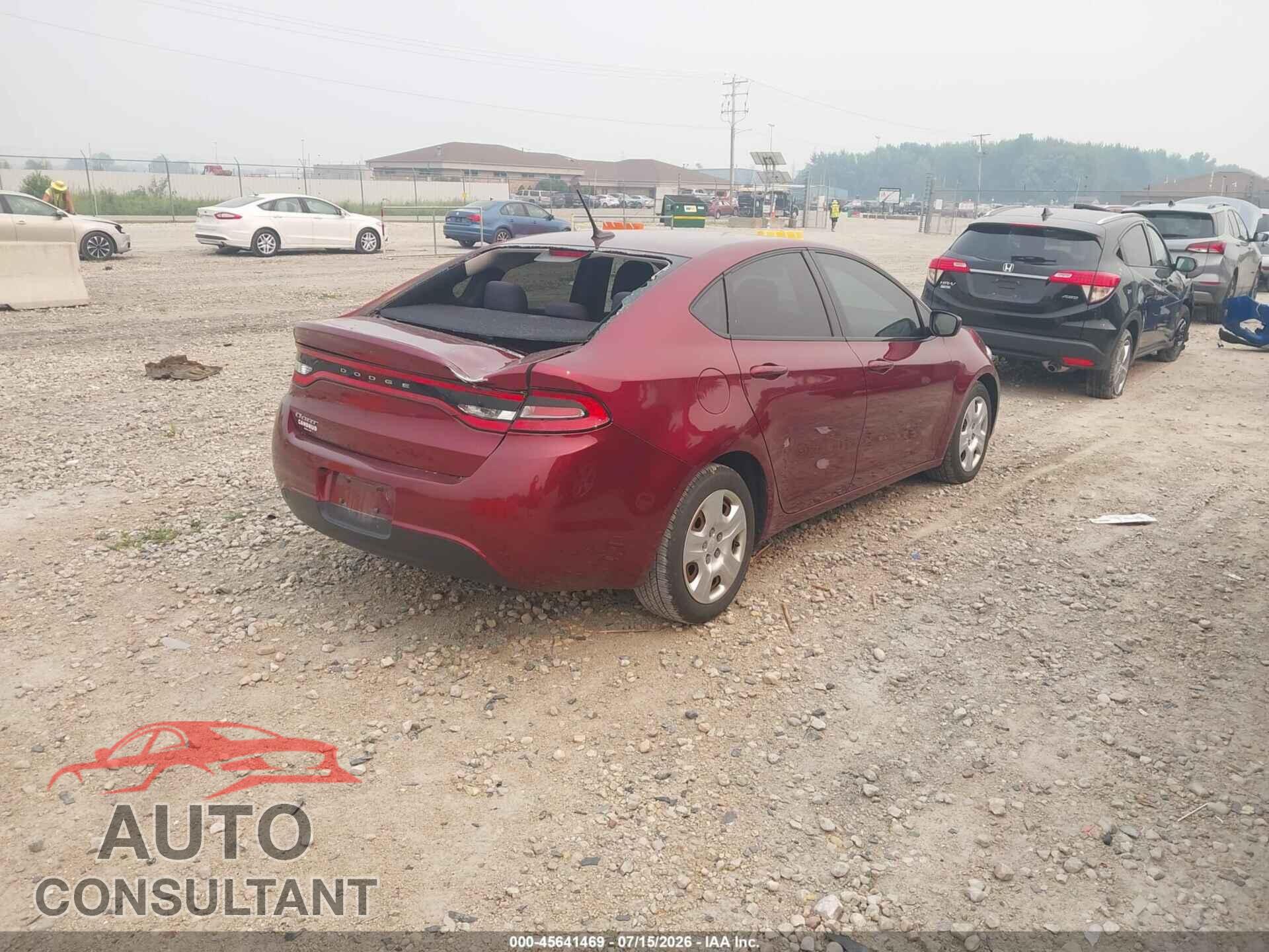 DODGE DART 2015 - 1C3CDFAA4FD276022