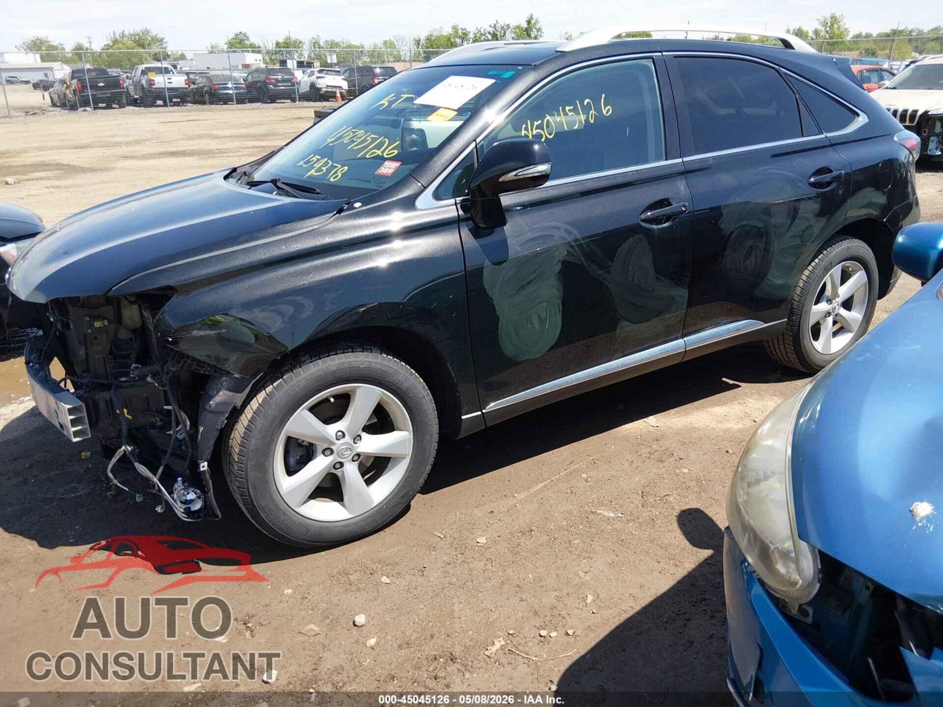 LEXUS RX 350 2012 - 2T2BK1BA5CC144583