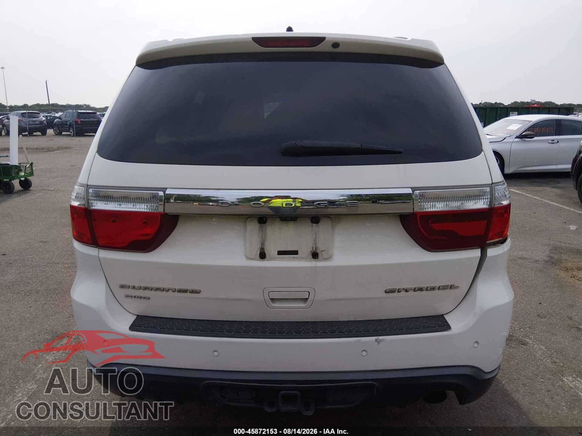 DODGE DURANGO 2012 - 1C4RDJEG1CC188327