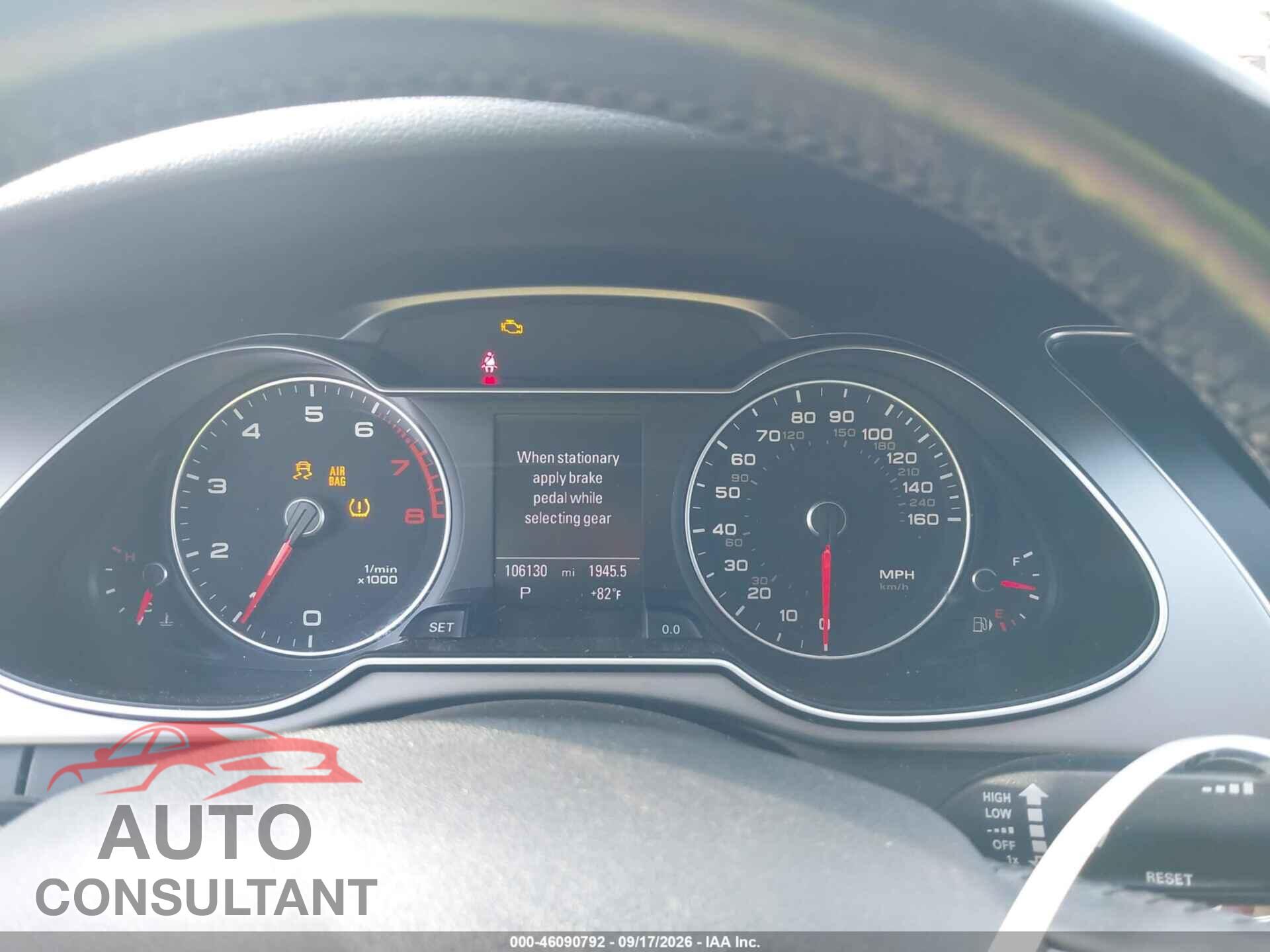 AUDI A4 2013 - WAUFFAFL3DN035833