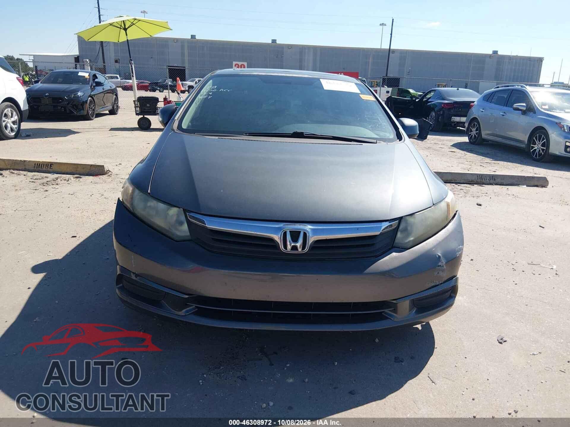 HONDA CIVIC 2012 - 19XFB2F80CE028082