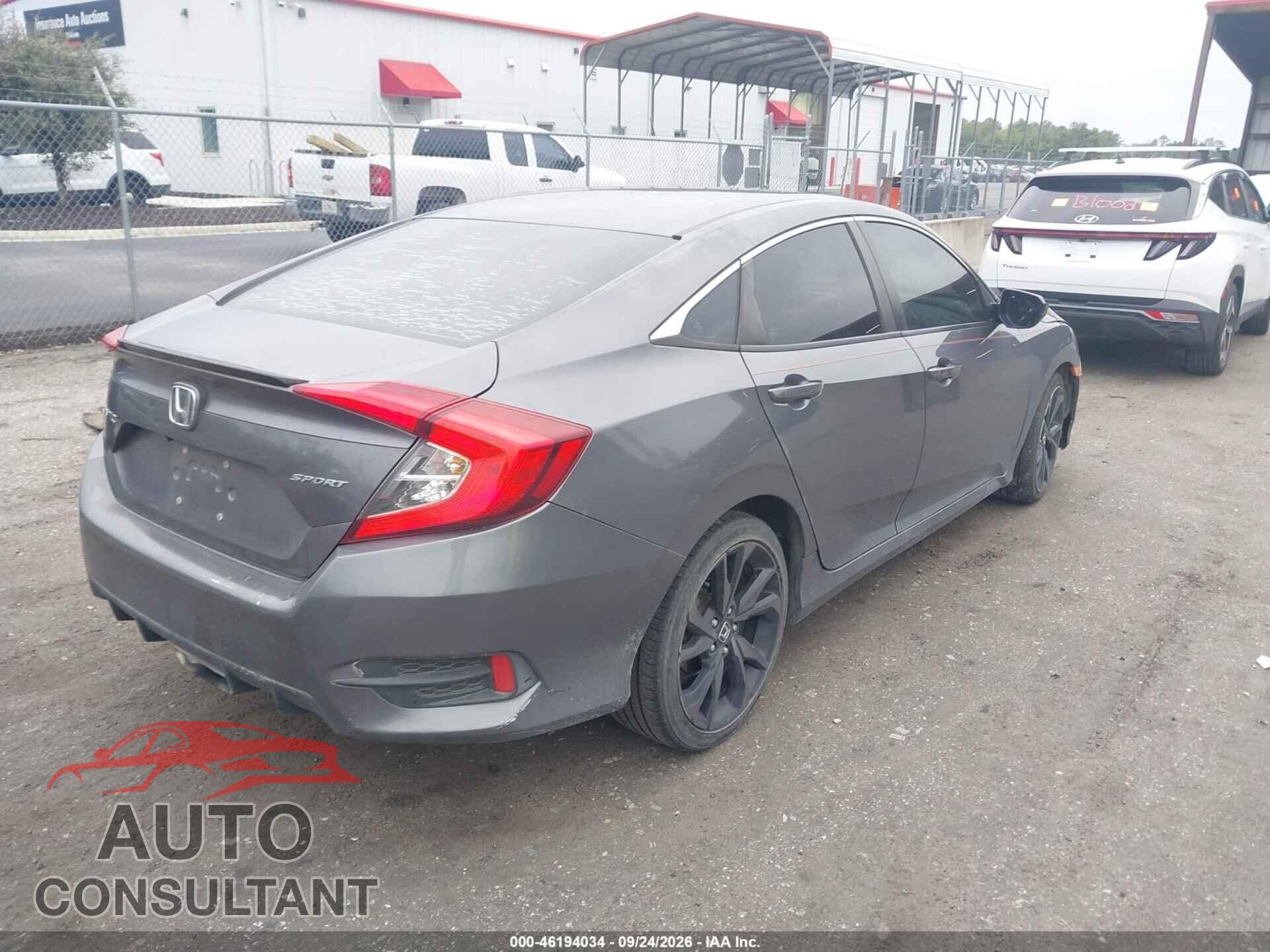 HONDA CIVIC 2020 - 19XFC2F8XLE012811