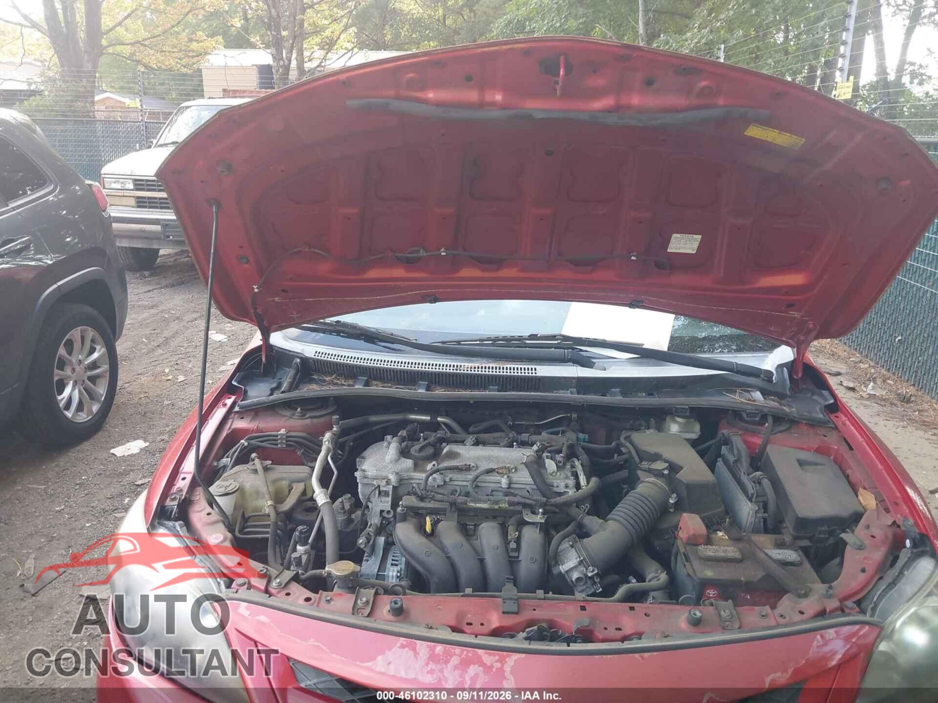 TOYOTA COROLLA 2012 - 5YFBU4EE5CP014849